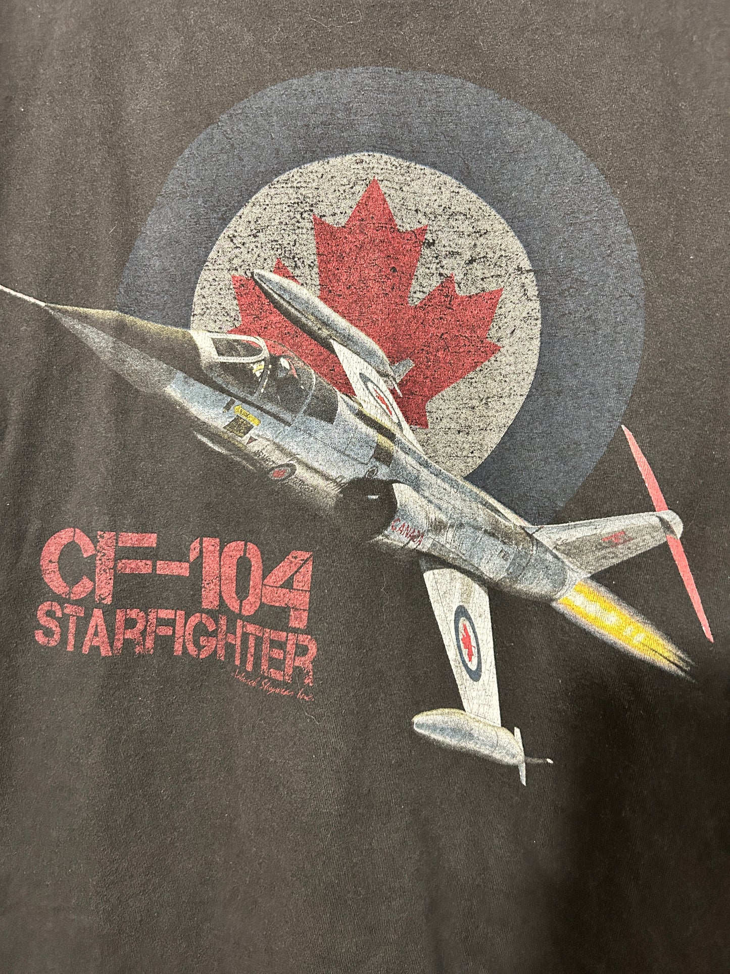Vintage CF-104 Starfighter Plane Tee (XL)