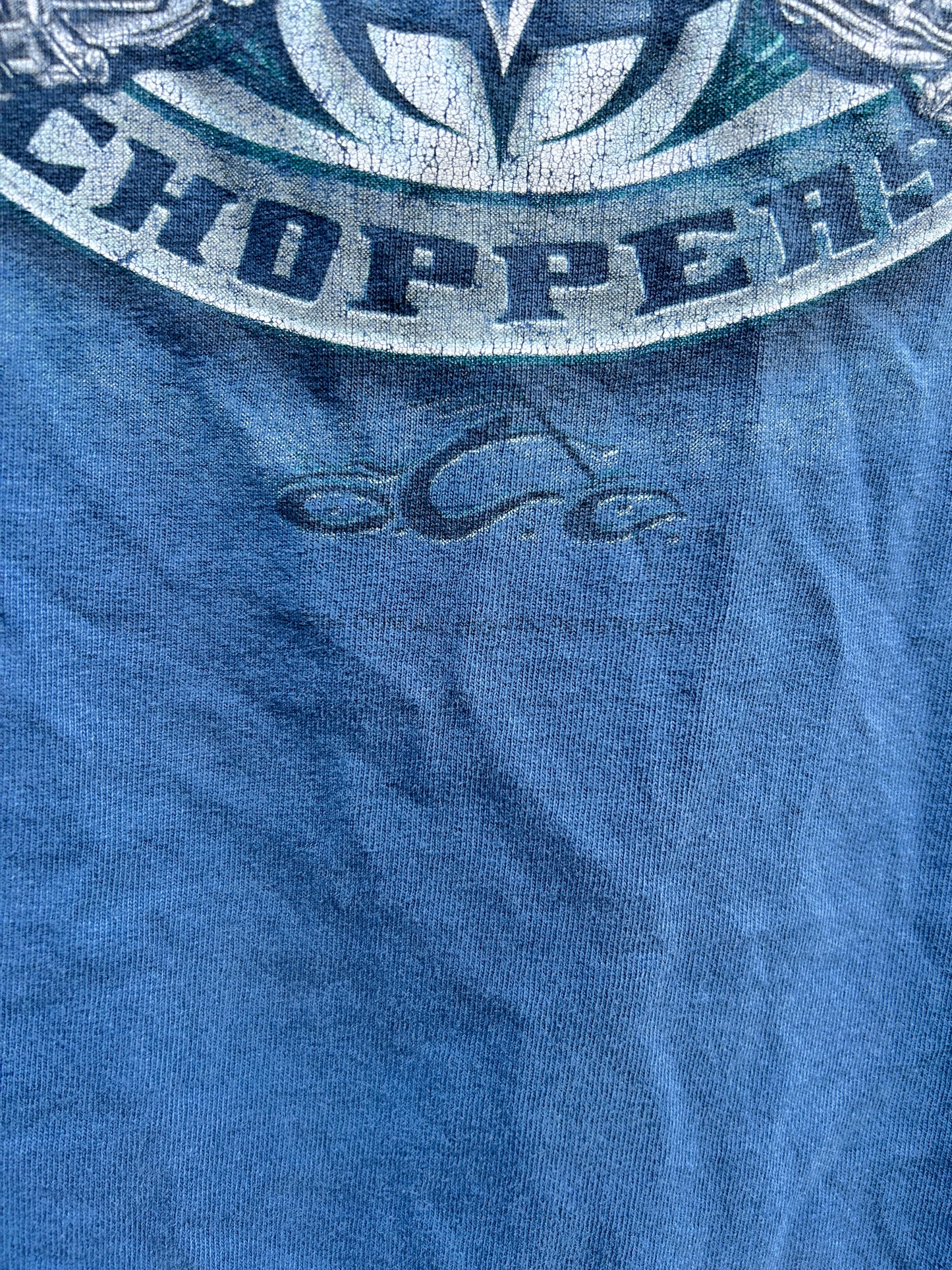 Vintage Faded Blue Orange County Choppers Tee (2XL)