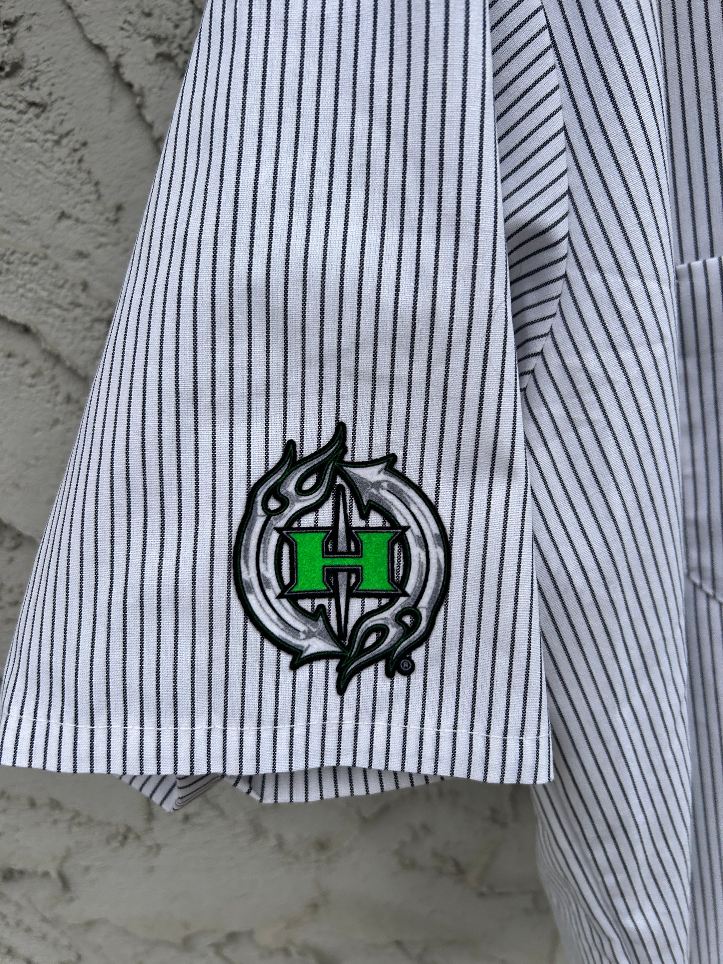 Vintage Hellanbach Striped Workwear Button Up (L)