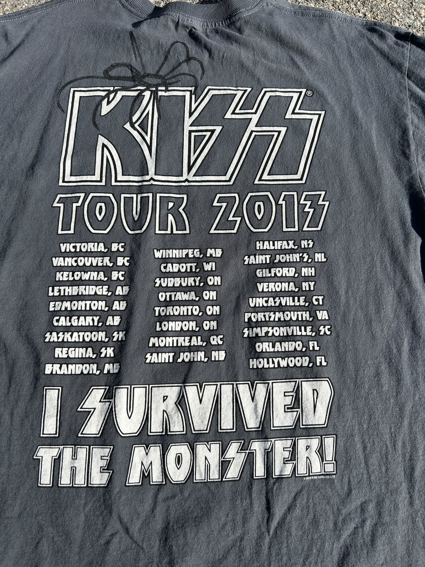 2013 Kiss Spider Tour Tee (XL)