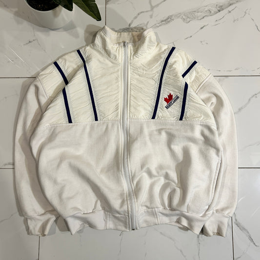 Vintage Banff Canada Windbreaker Shouldered Sweater (fits M)