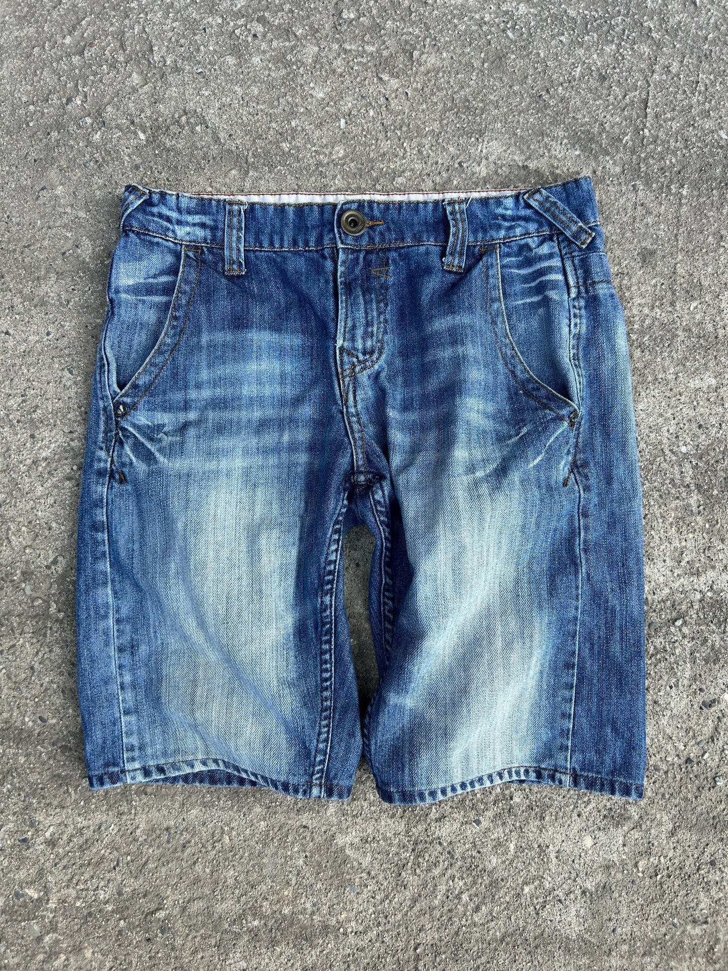 Twisted Mind Lightwash Jorts (32W)