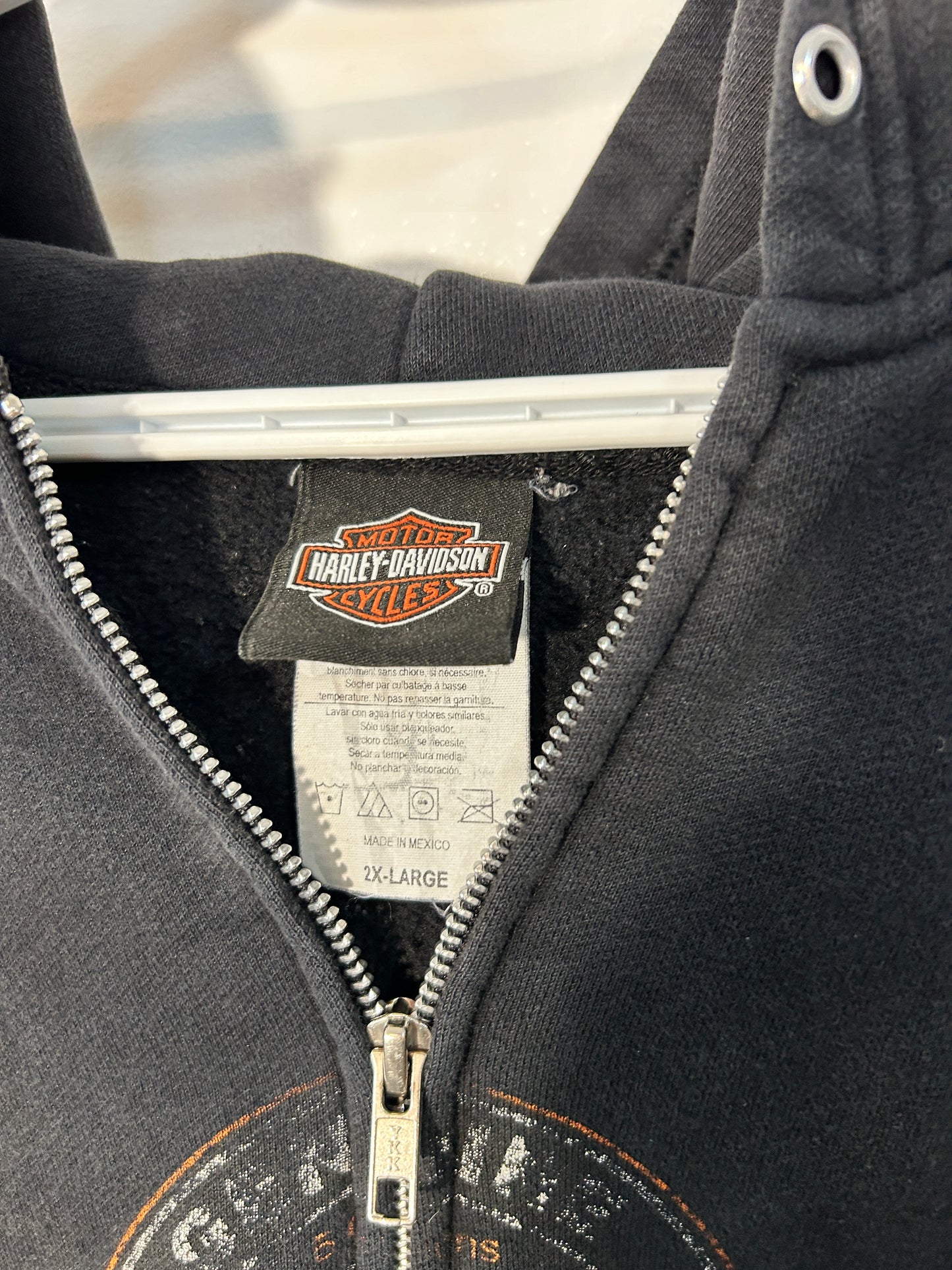 2015 Harley Zip Hoodie (2XL)