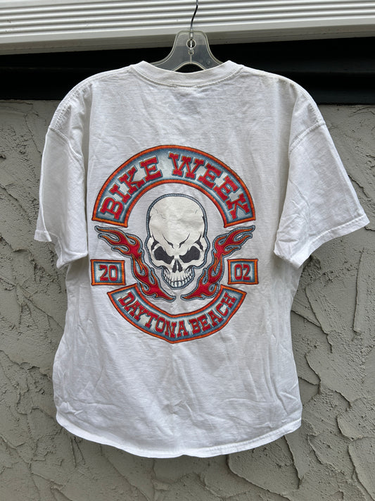 Vintage 2002 Daytona Beach Bike Week Tee (XL)