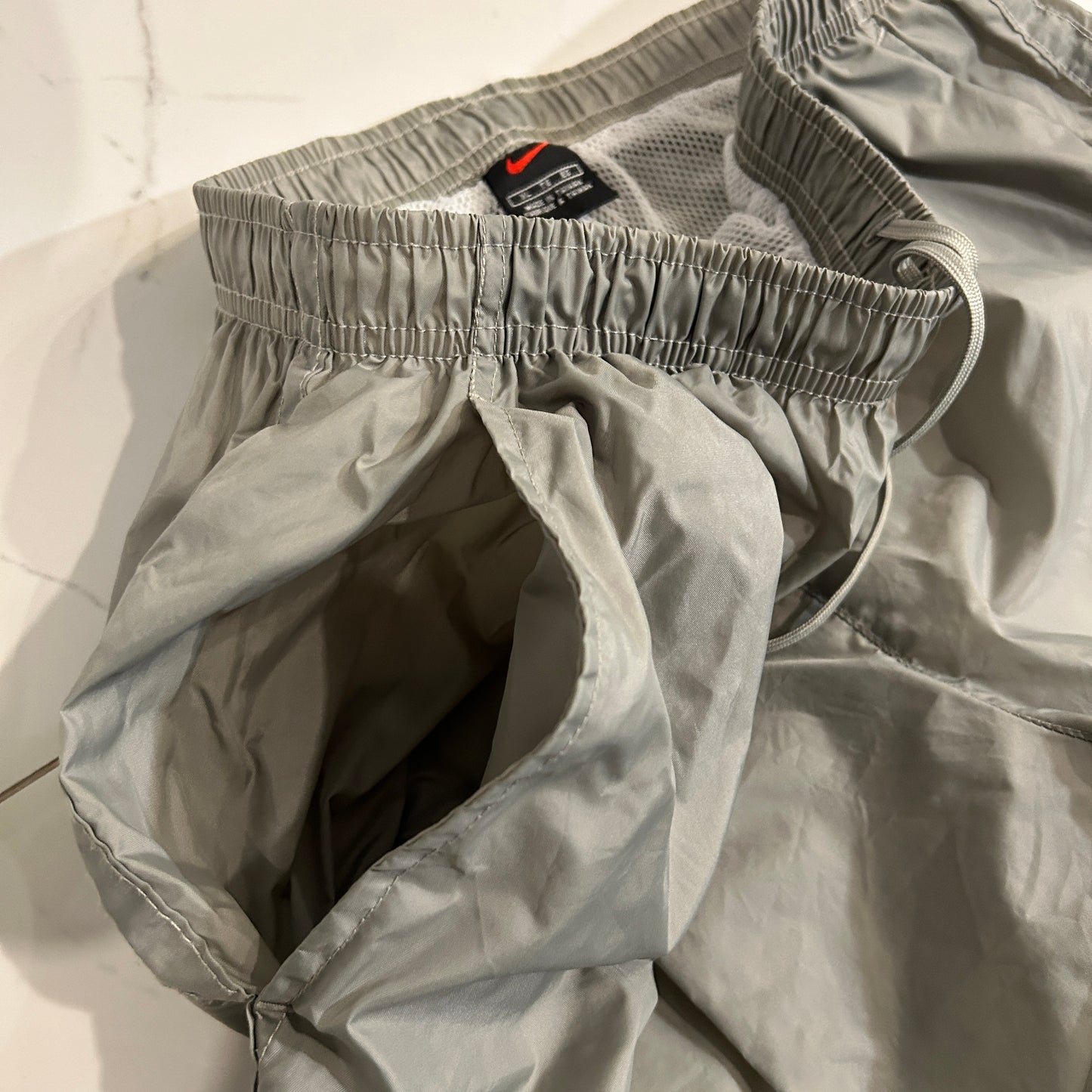 Vintage Nike Beige Lined Track Pants (XL)
