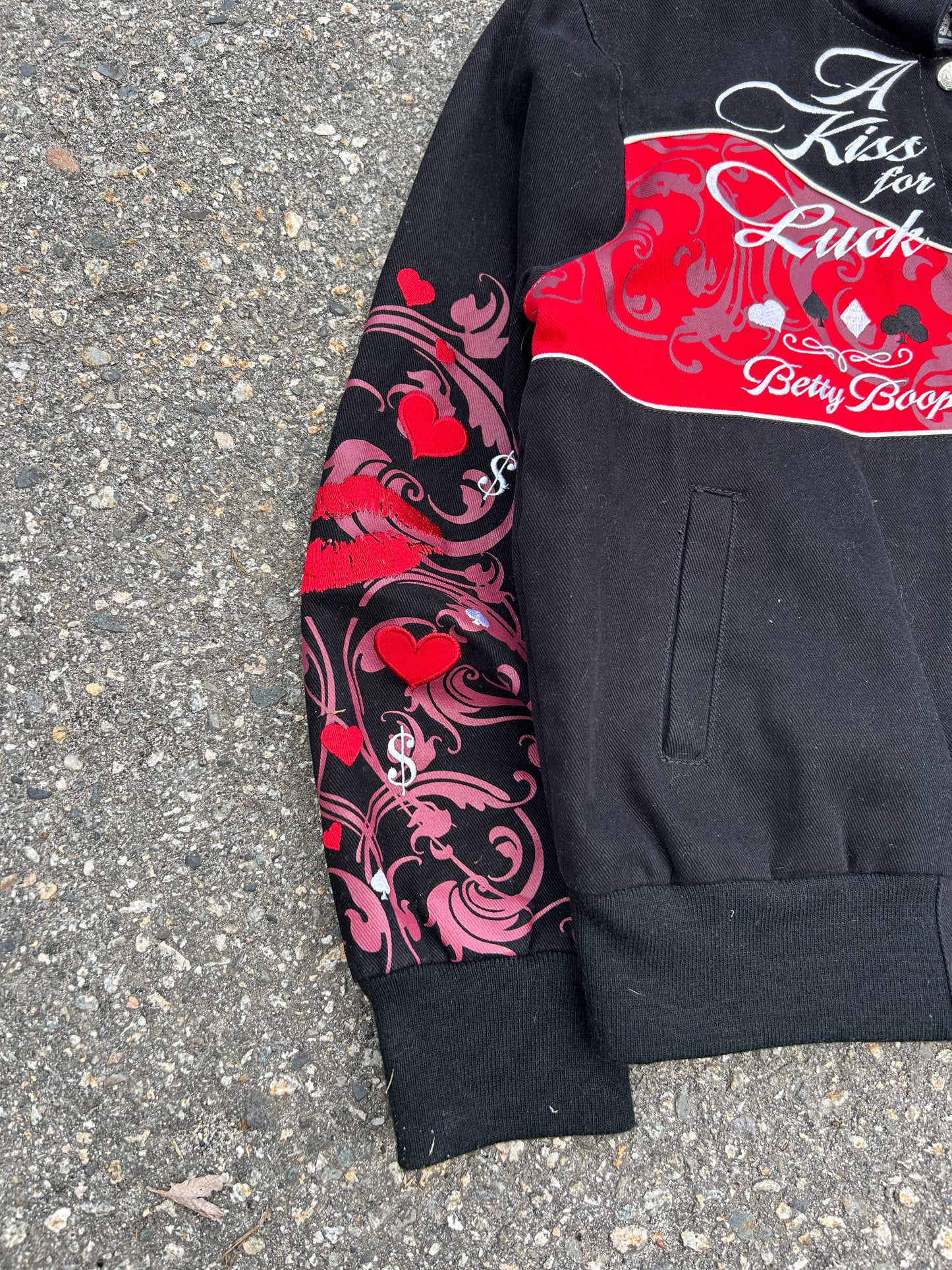 Vintage 2006 Betty Boop Jeff Hamilton Racing Style Jacket (L)
