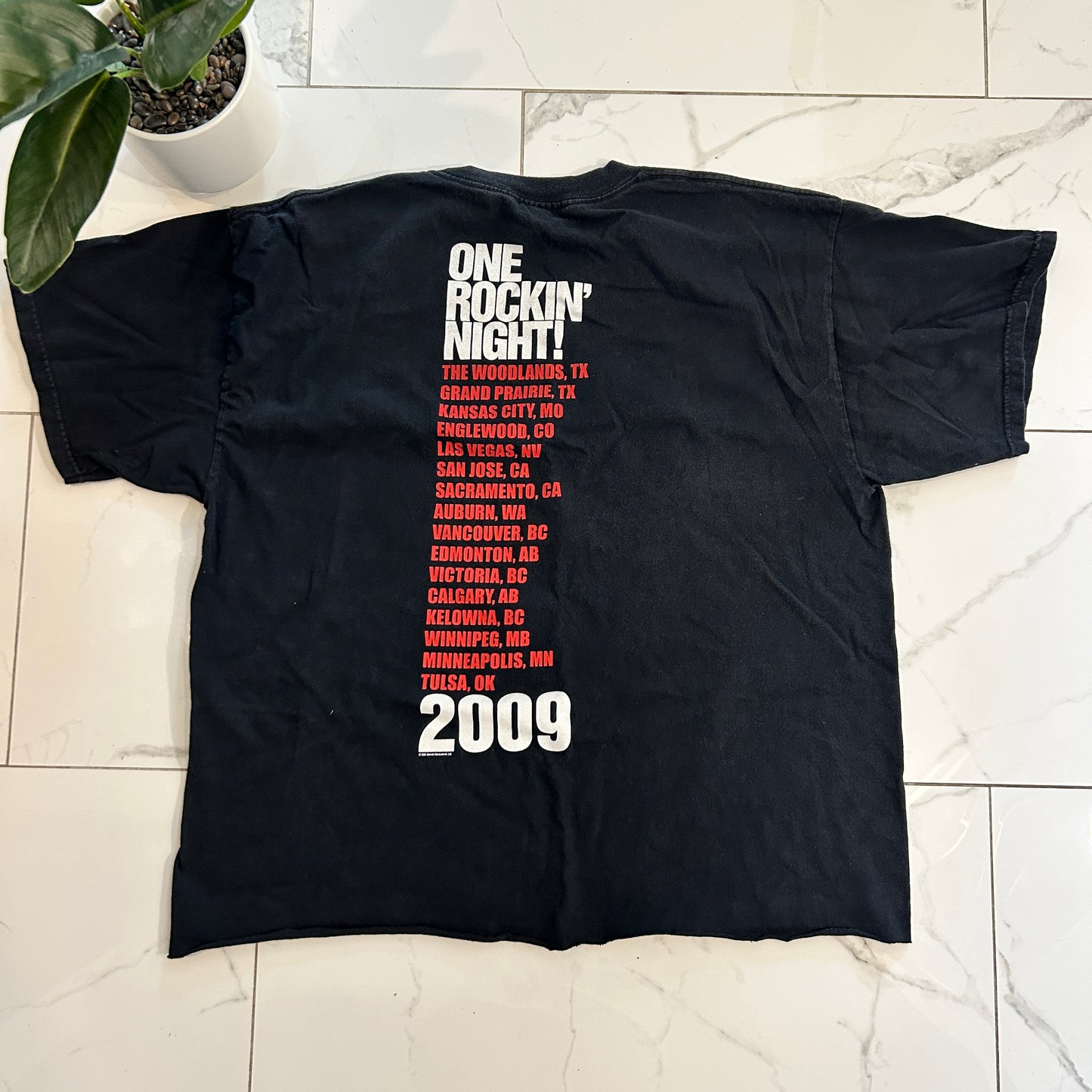 2009 Rod Stewart Tour Tee (XL)