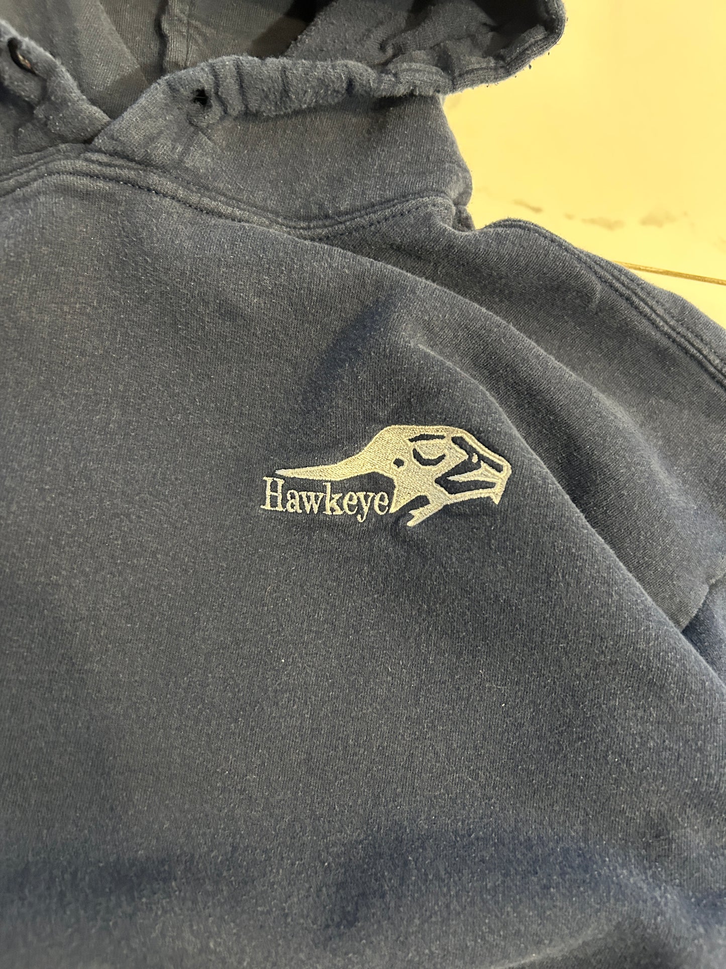 Vintage Hawkeye Navy Hoodie (XL)