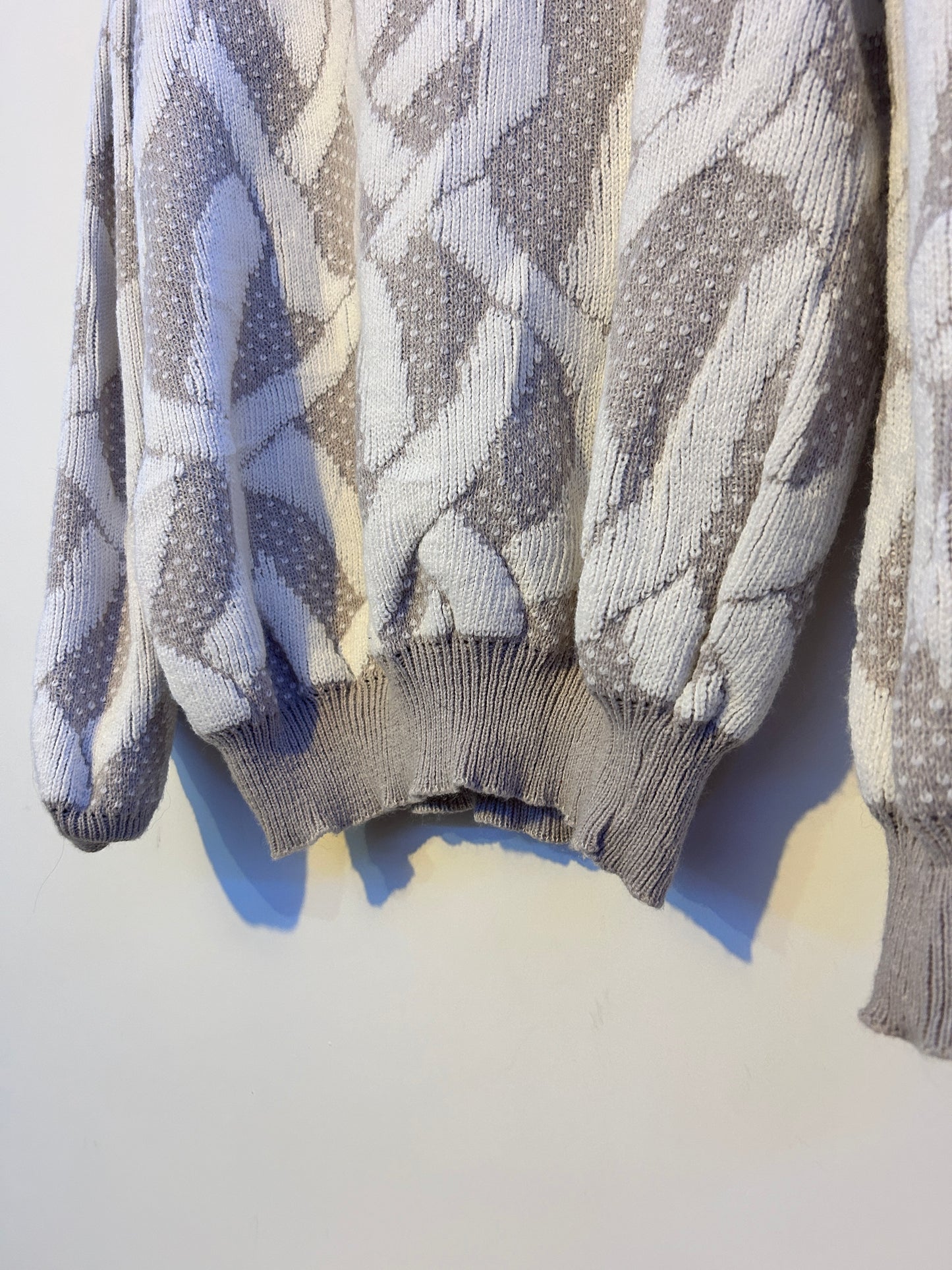Vintage Sears Patterned Knit Sweater (M)