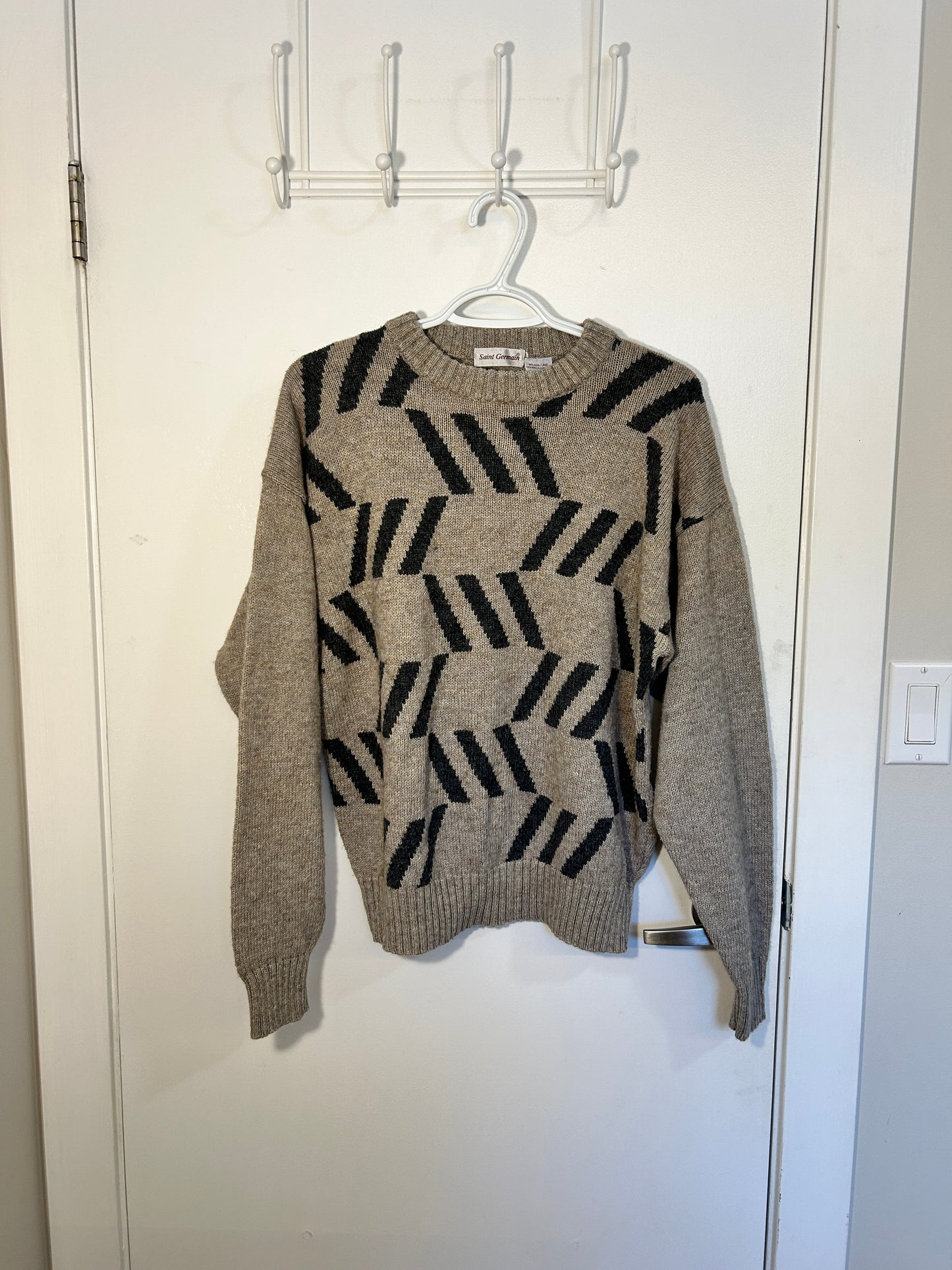 Saint Germain Wool Blend Sweater (XL fits M)