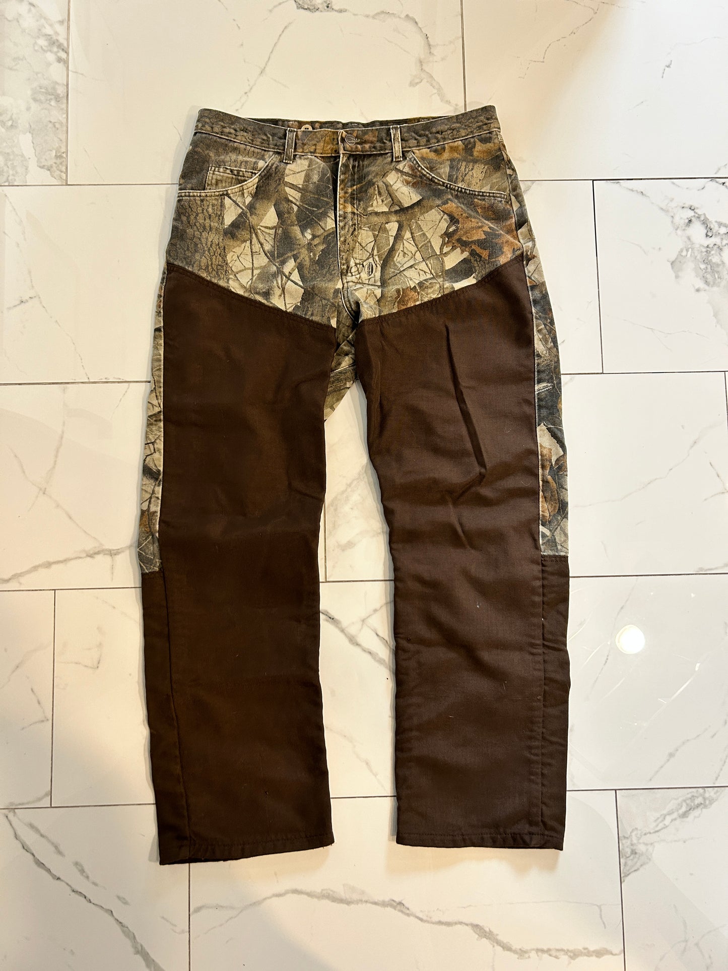 Wrangler Pro Gear Brown Camo Denim Pants (36x32)