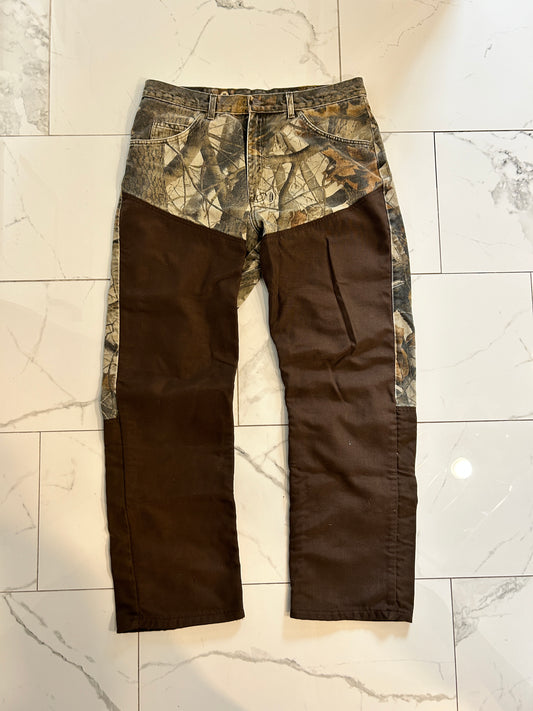Wrangler Pro Gear Brown Camo Denim Pants (36x32)