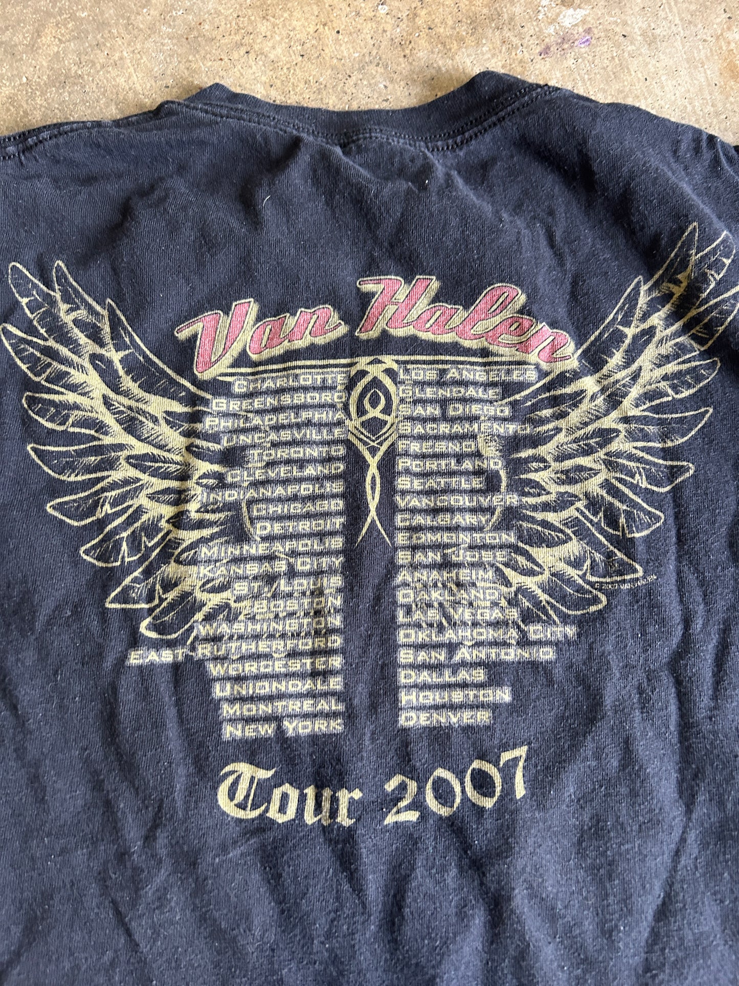 Vintage 2007 Van Halen Tour Tee (M)