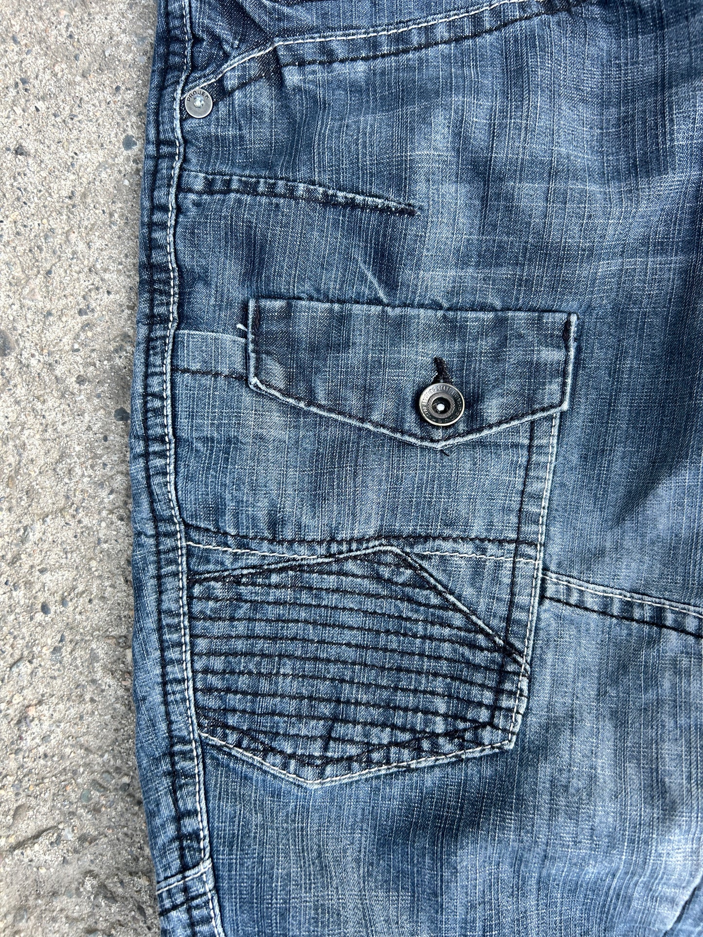 Y2K Projek Raw Jorts (31W)