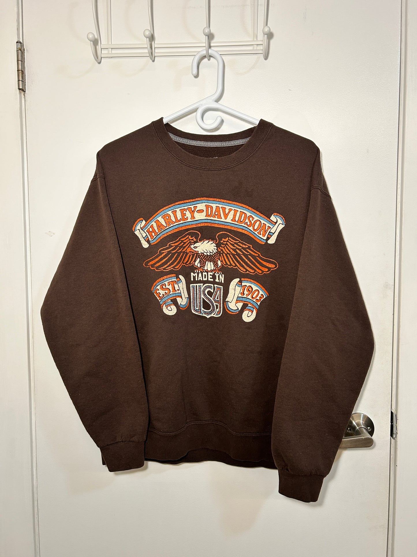 Brown Harley Davidson Crewneck (L)