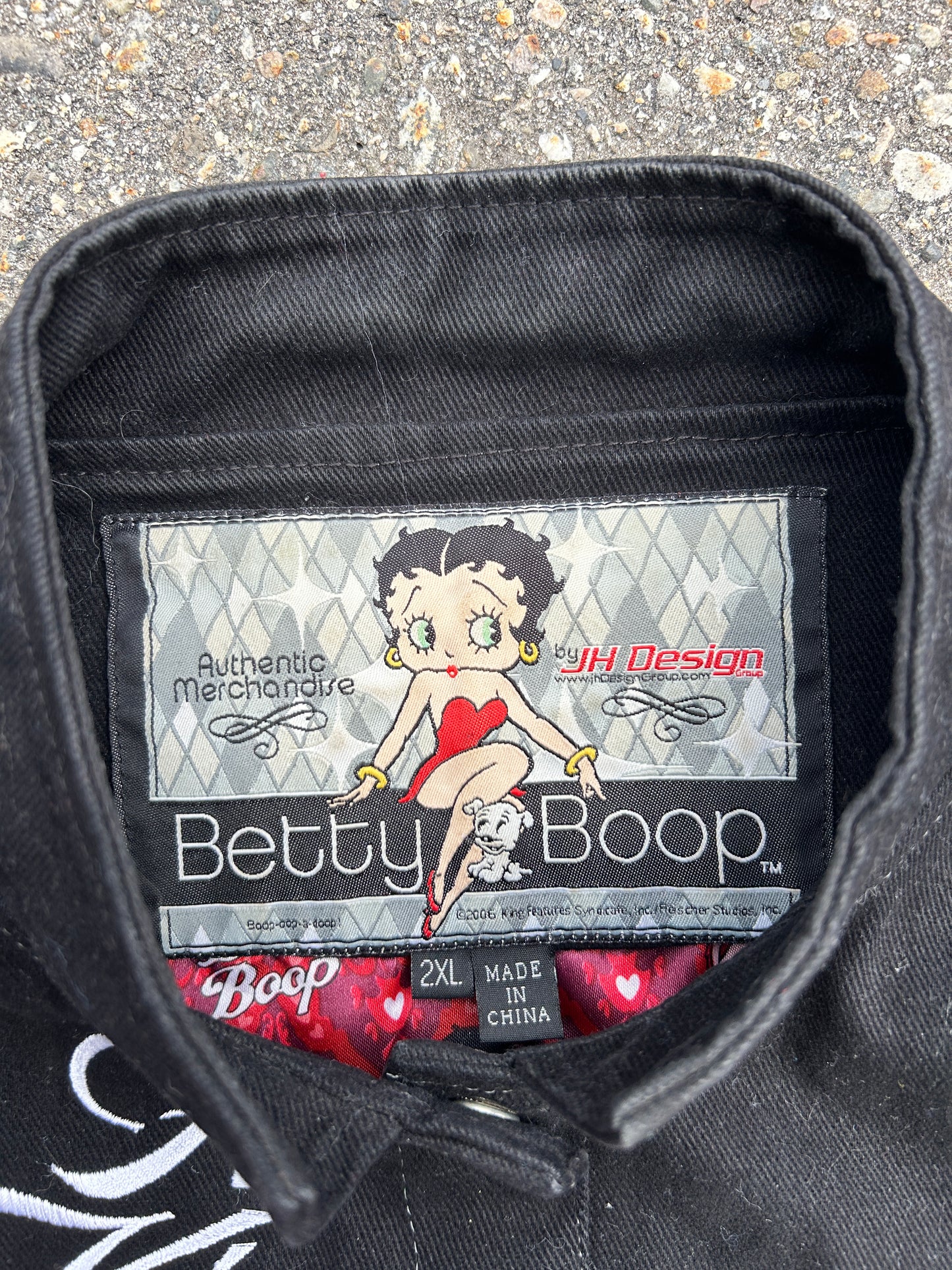 Vintage 2006 Betty Boop Jeff Hamilton Racing Style Jacket (L)