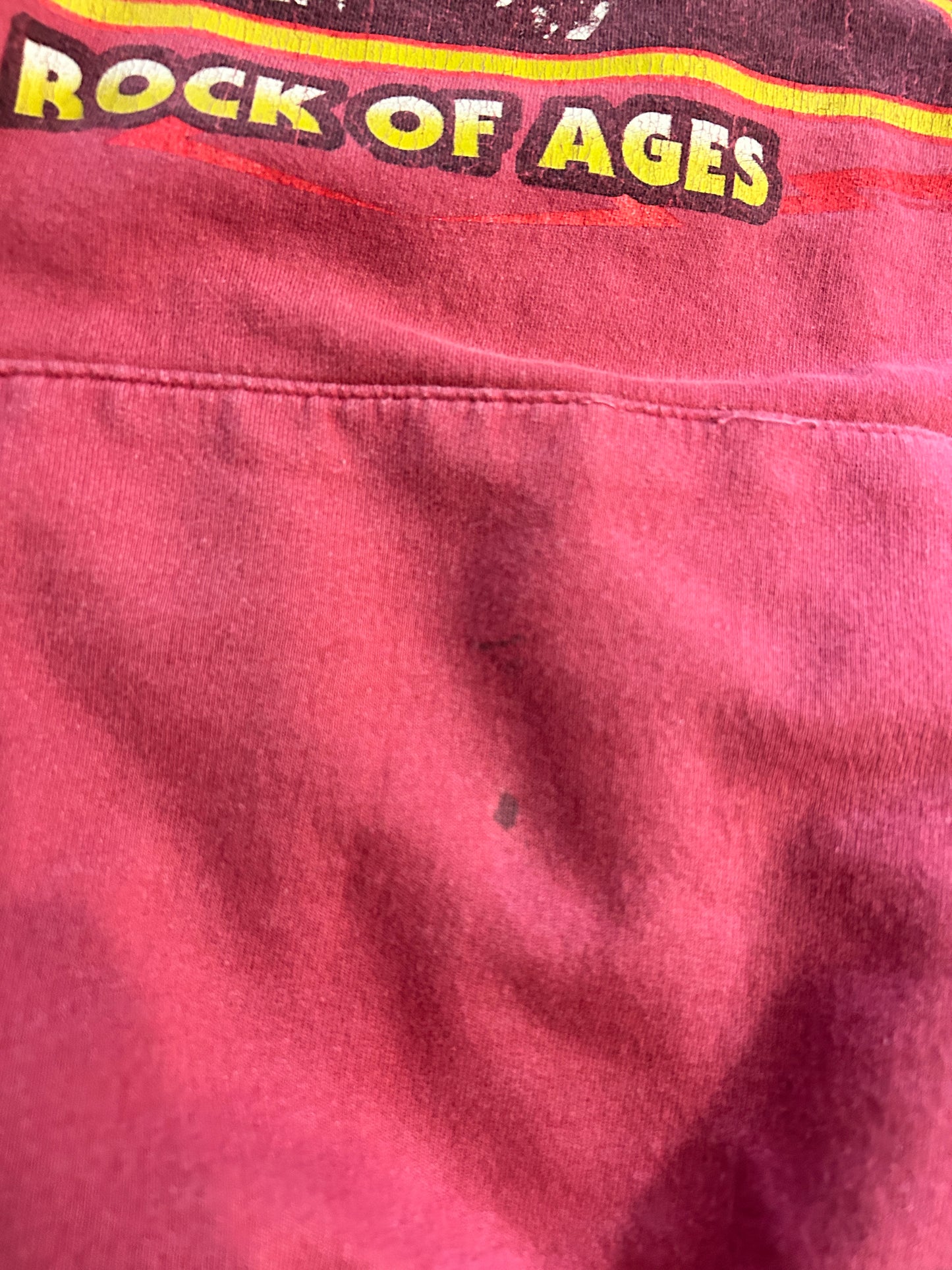 Salmon Red Def Leppard Rock of Ages Hoodie (XL)