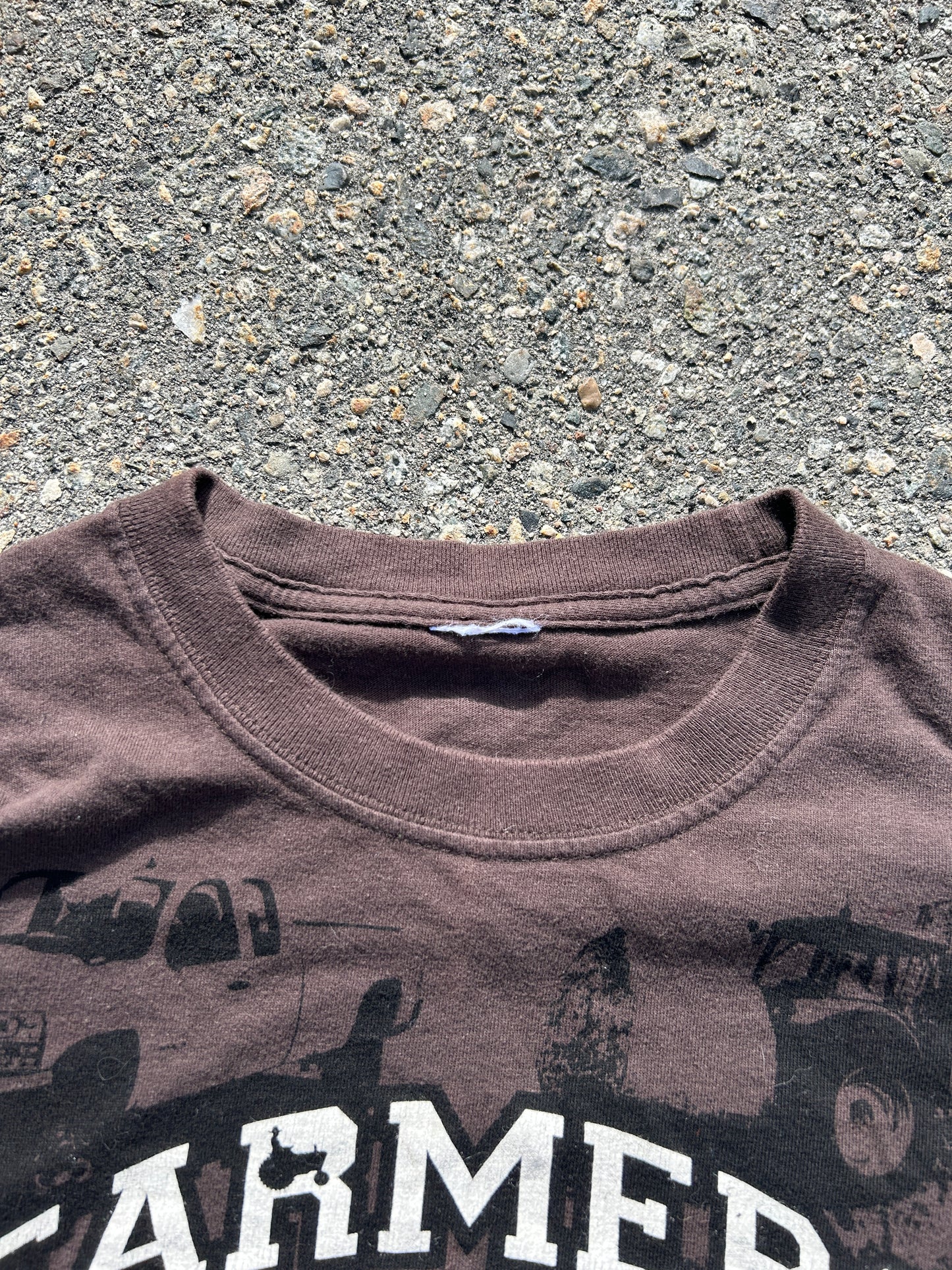 Vintage 2005 Brown Chevy Farmers Tee (L)