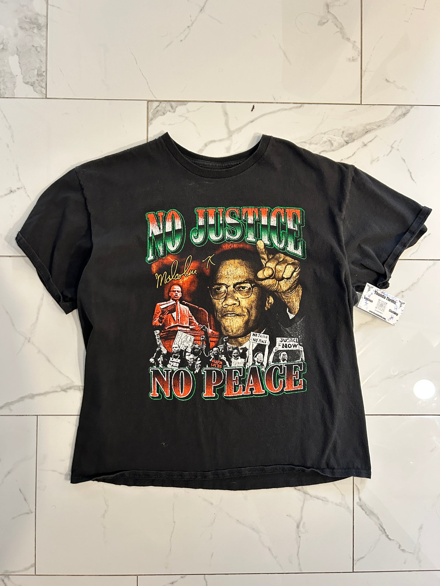 Malcom X Graphic Tee (L)