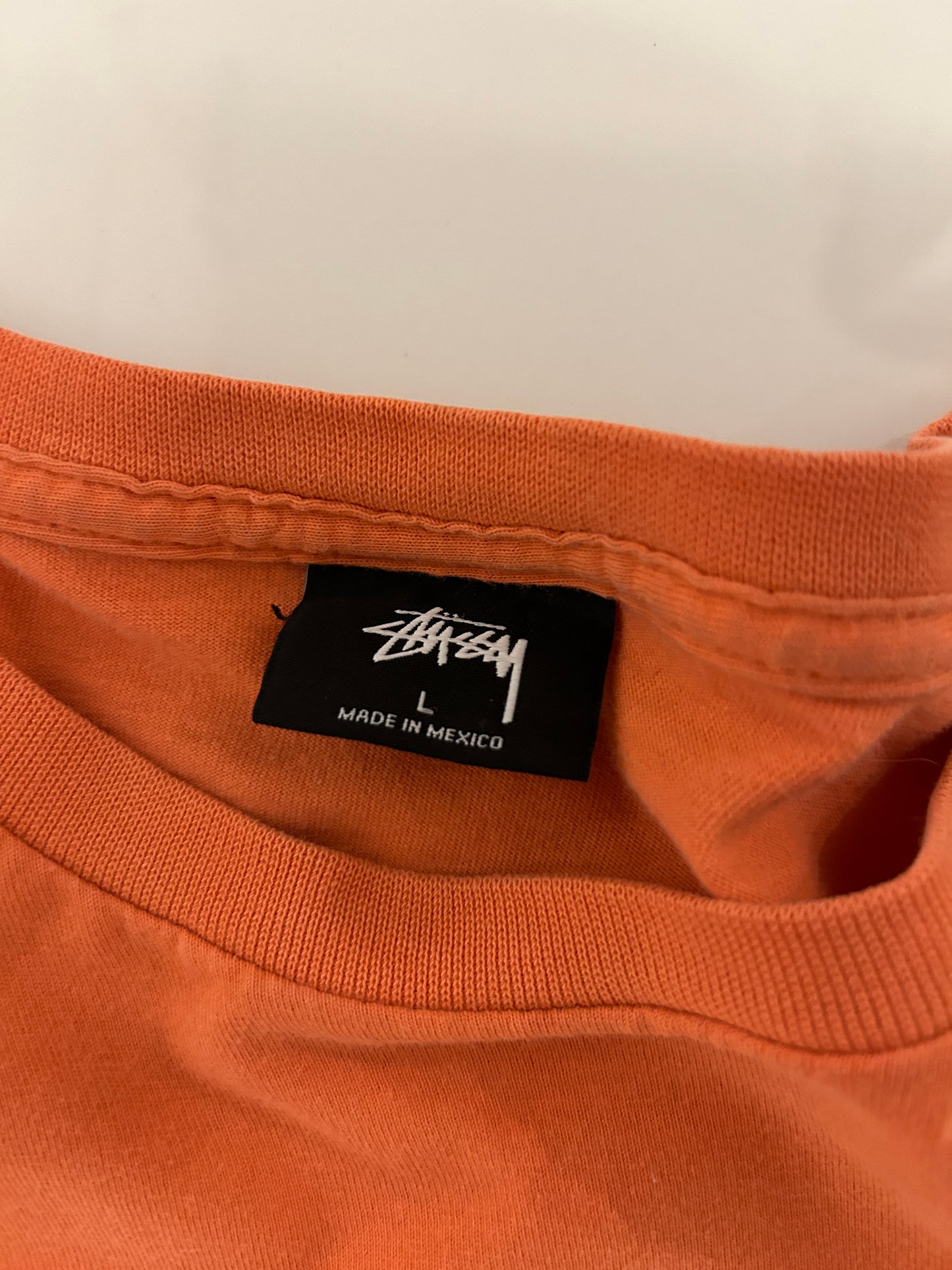Orange Stussy LS Shirt (L)
