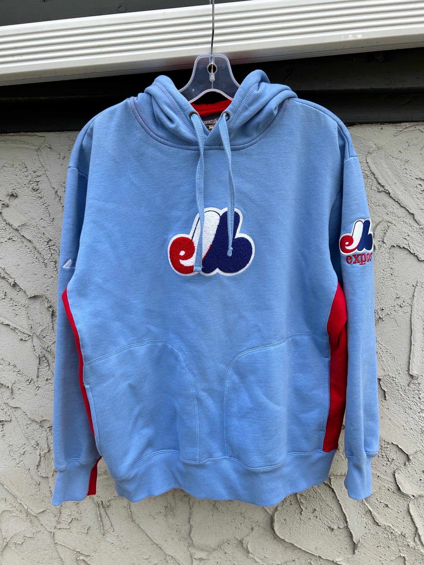 Light Blue Montreal Expos Hoodie (L)
