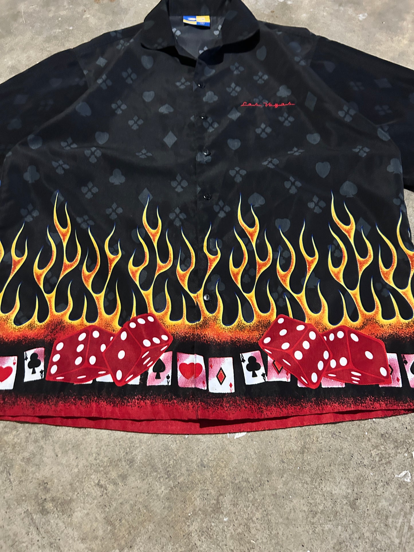 Y2K Las Vegas XNT Button Up (XL)