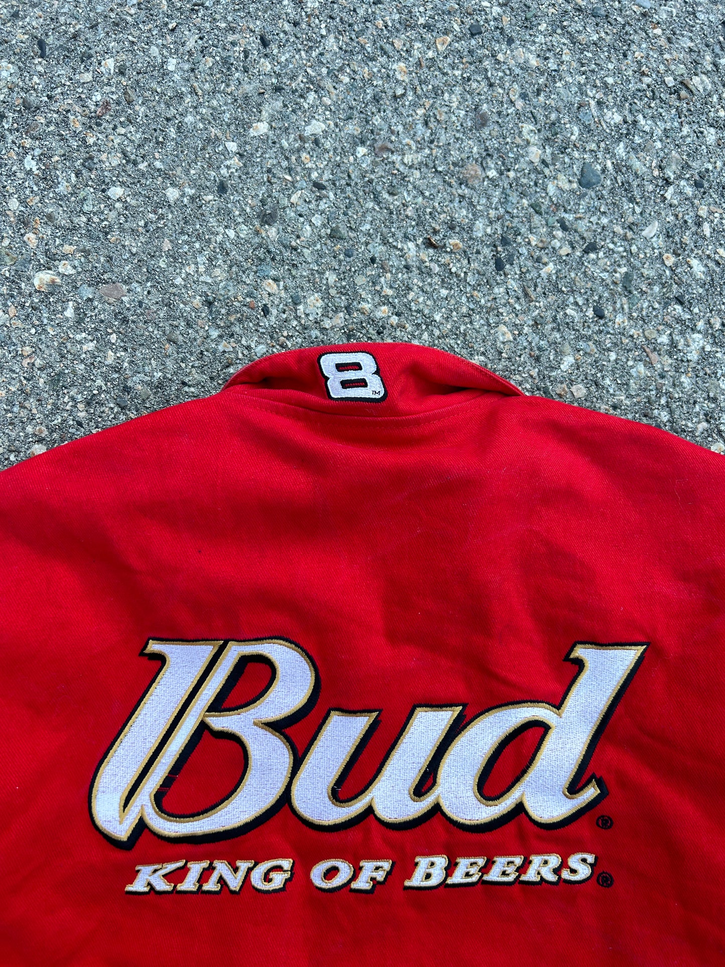 NASCAR Dale Earnhardt Jr Budweiser Racing Jacket (L)
