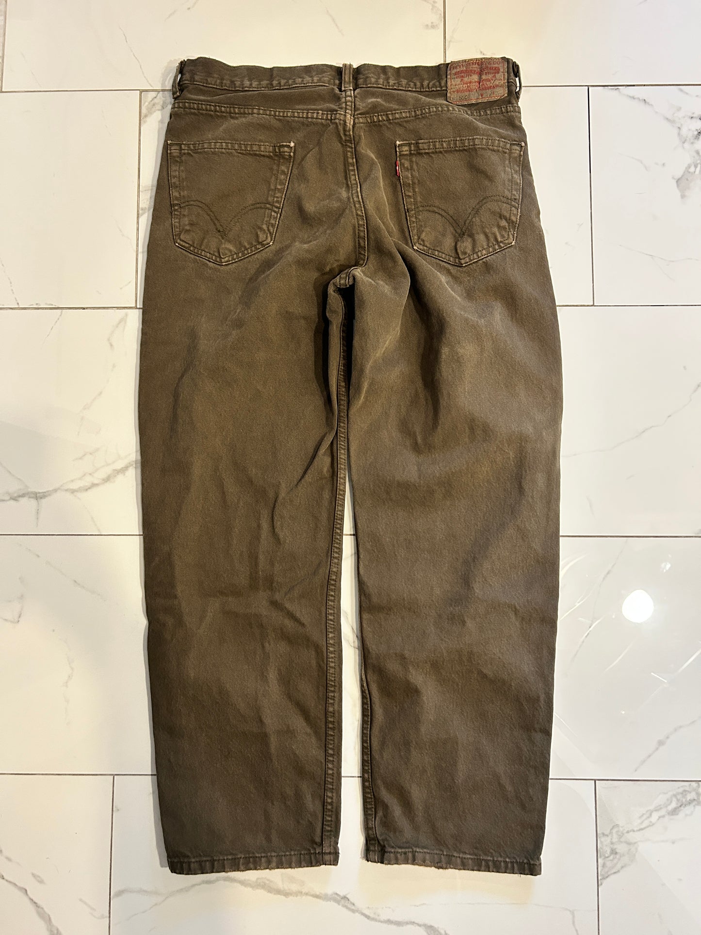 Green Levi’s 550s (36x30)