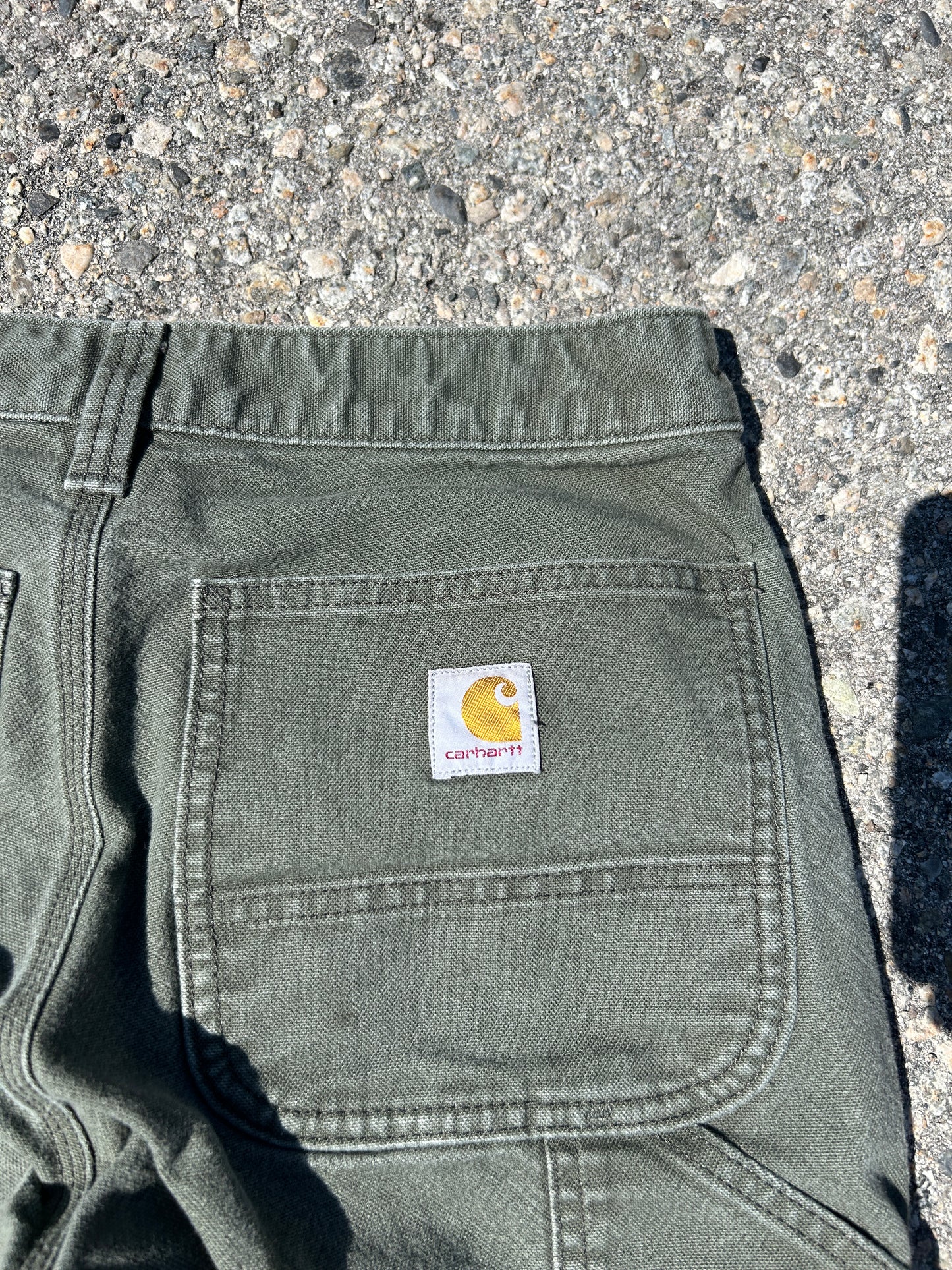 Green Carhartt Double Knee Pants (30x30)