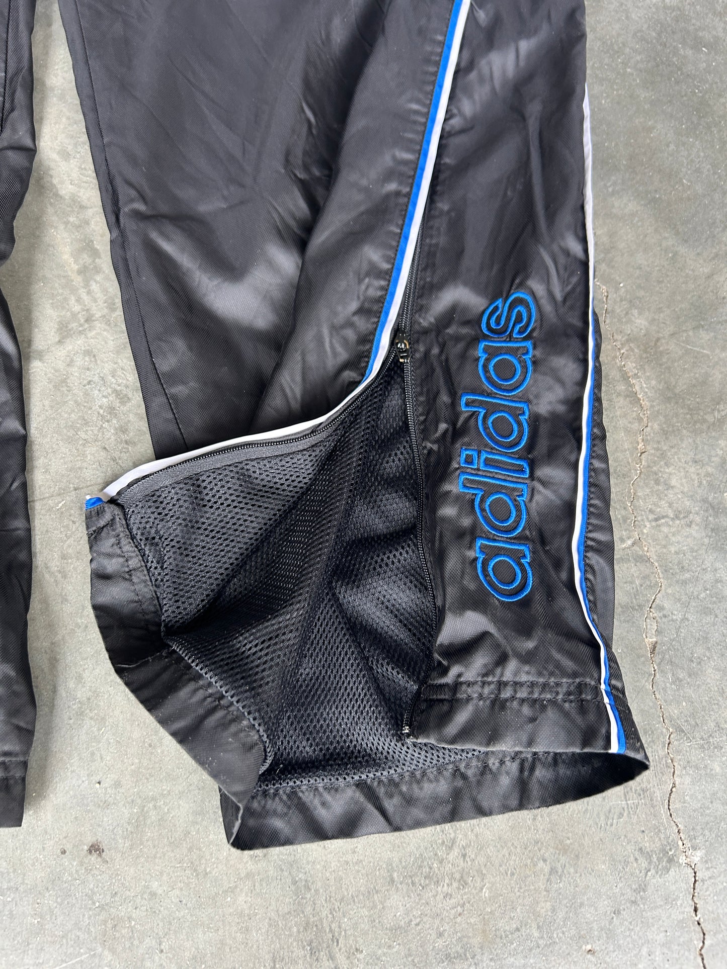 Vintage Striped Adidas Track Pants (XL)