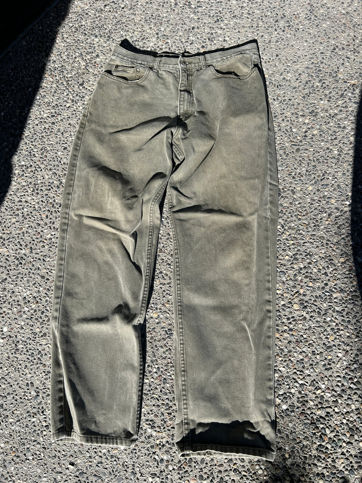 Vintage Green River Washed Jeans (36x33)