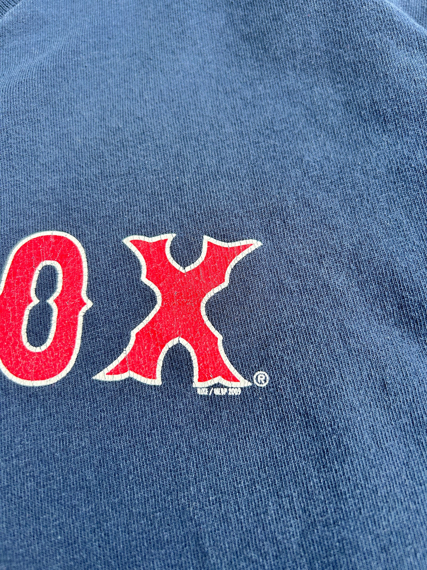 Vintage Nike Team Center Check Red Sox Tee (XL)