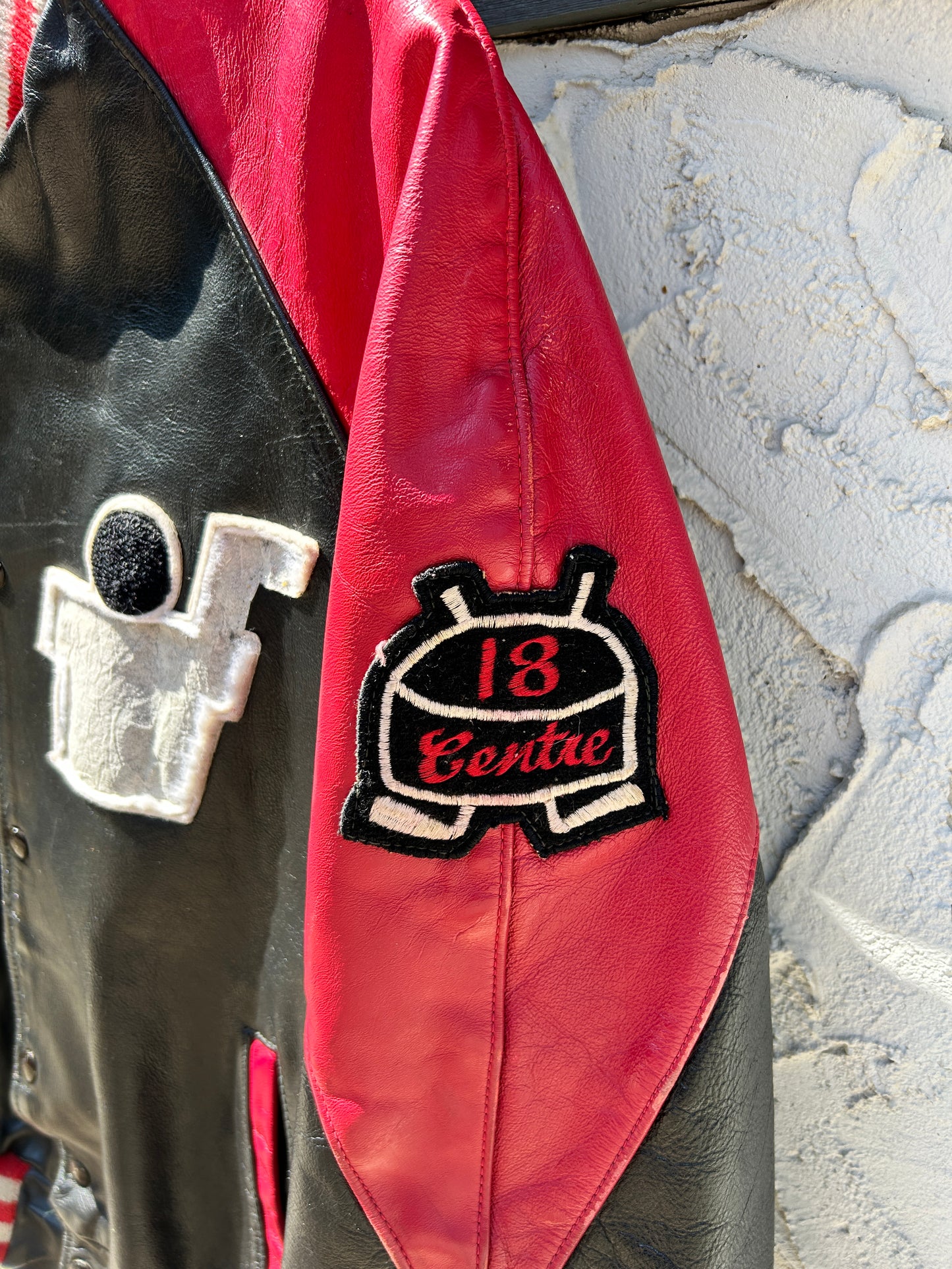 Vintage 90’s Hockey Varsity Jacket (M)