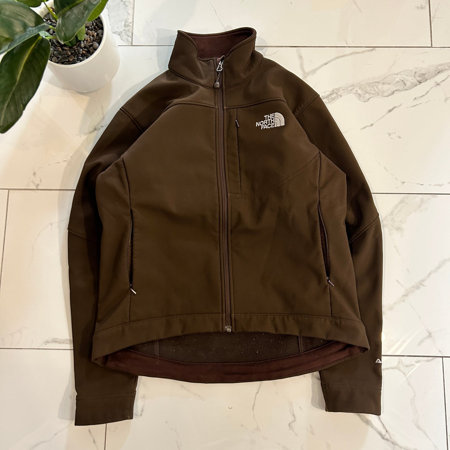 Brown North Face Apex Jacket (S)