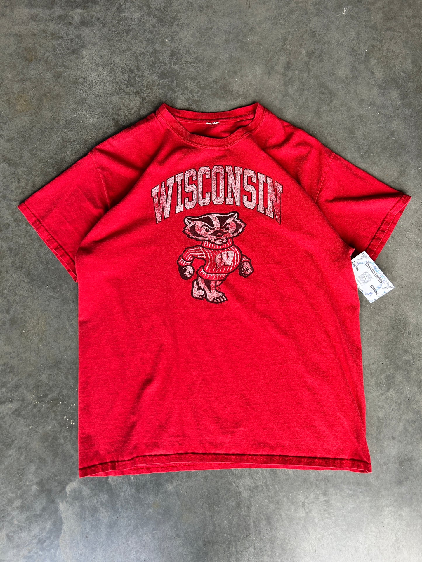 Vintage Wisconsin Badgers Collegiate Tee (L)