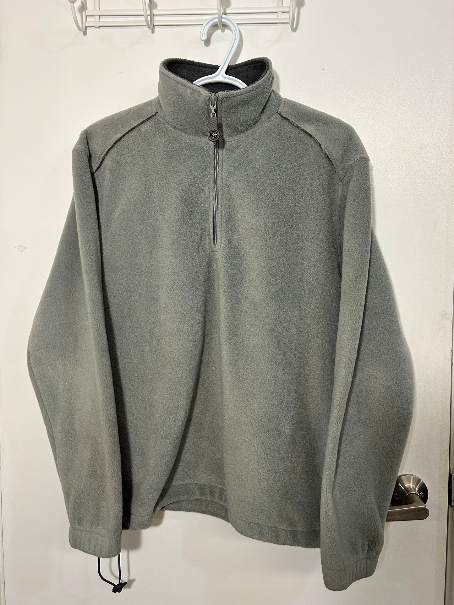 Grey Baleno Quarter Zip Fleece Sweater (M)