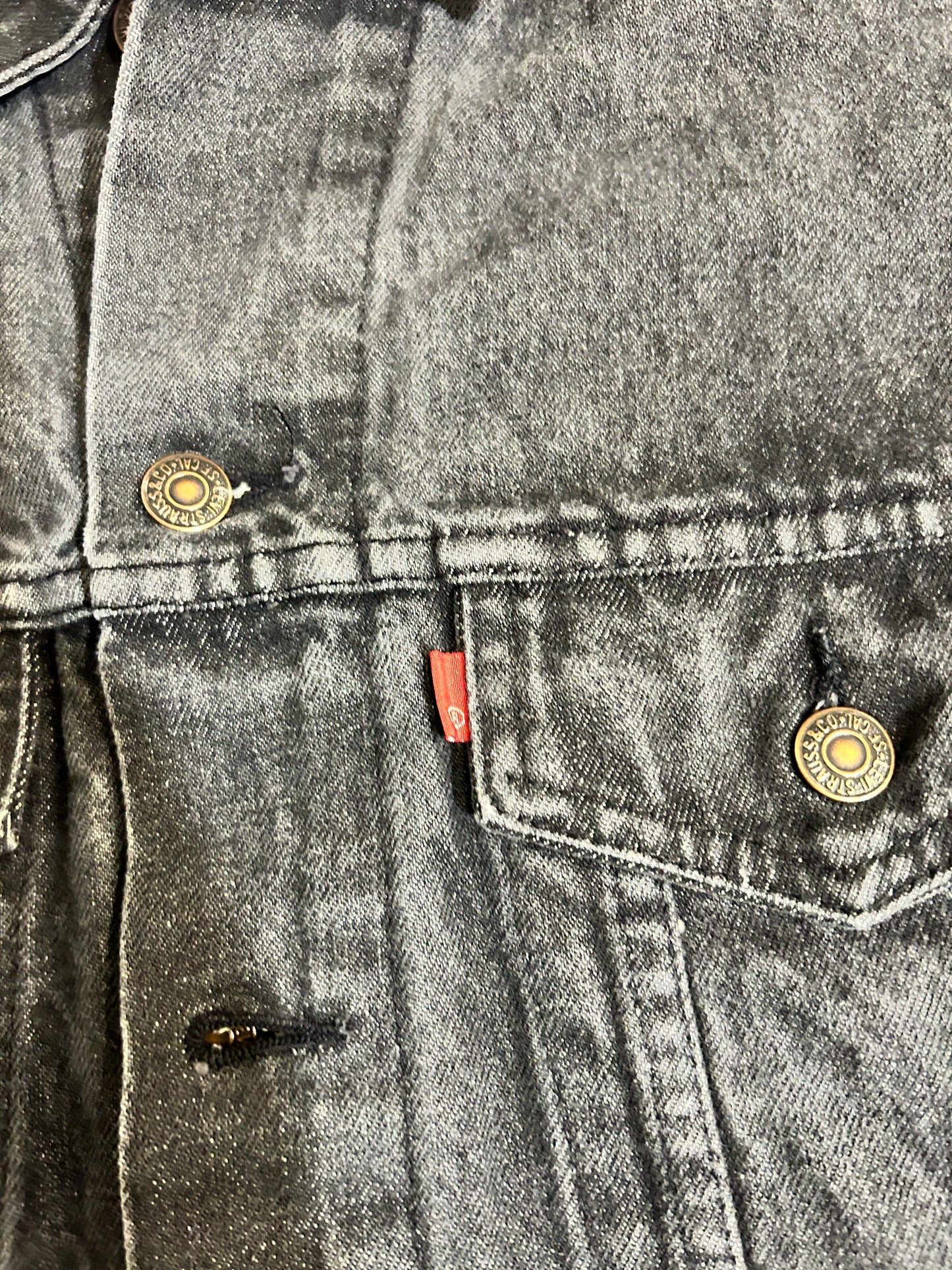 Faded Black Levi’s Denim Jacket (M)