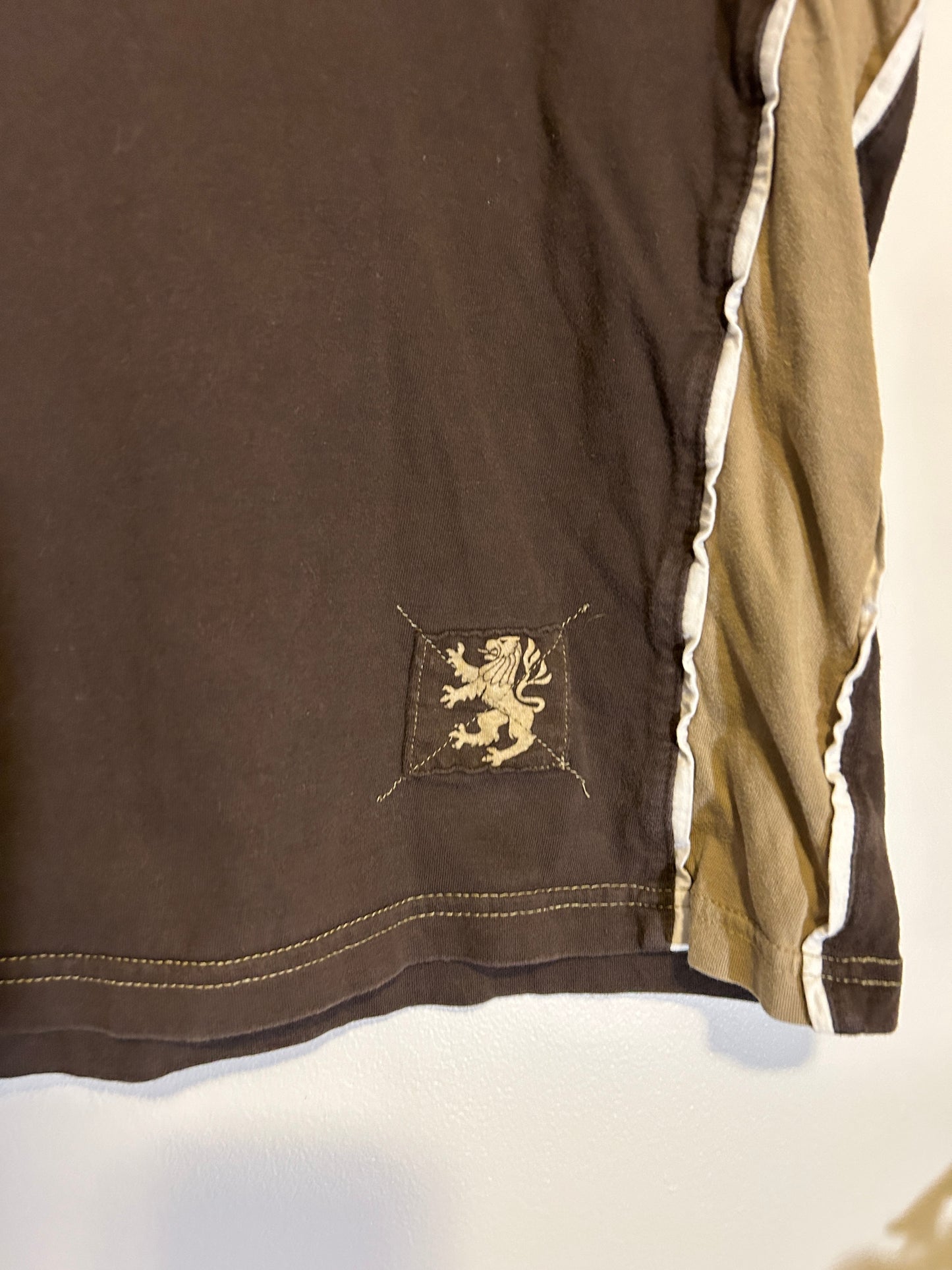Y2K Brown Bum Equipment Tee (L)