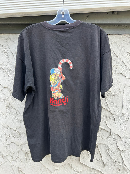 Vintage Faded Kandi Candy Cane Tee (XL)