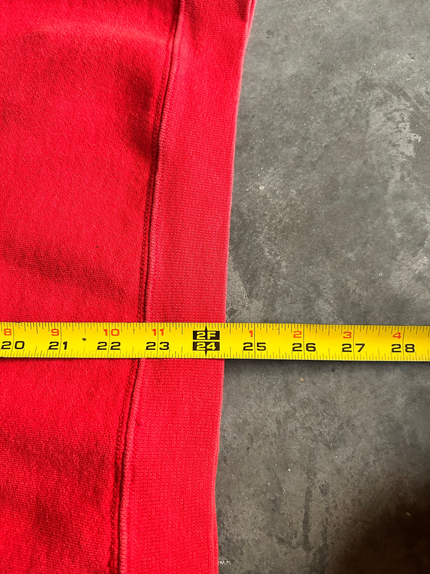 Y2K Style Remnants Red Hoodie (M)