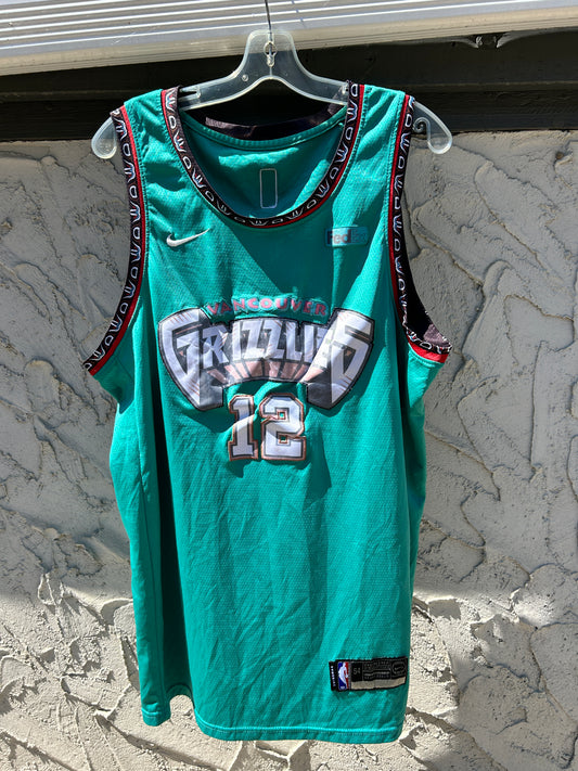 Ja Morant Throwback Blue Vancouver Grizzlies Jersey (L)