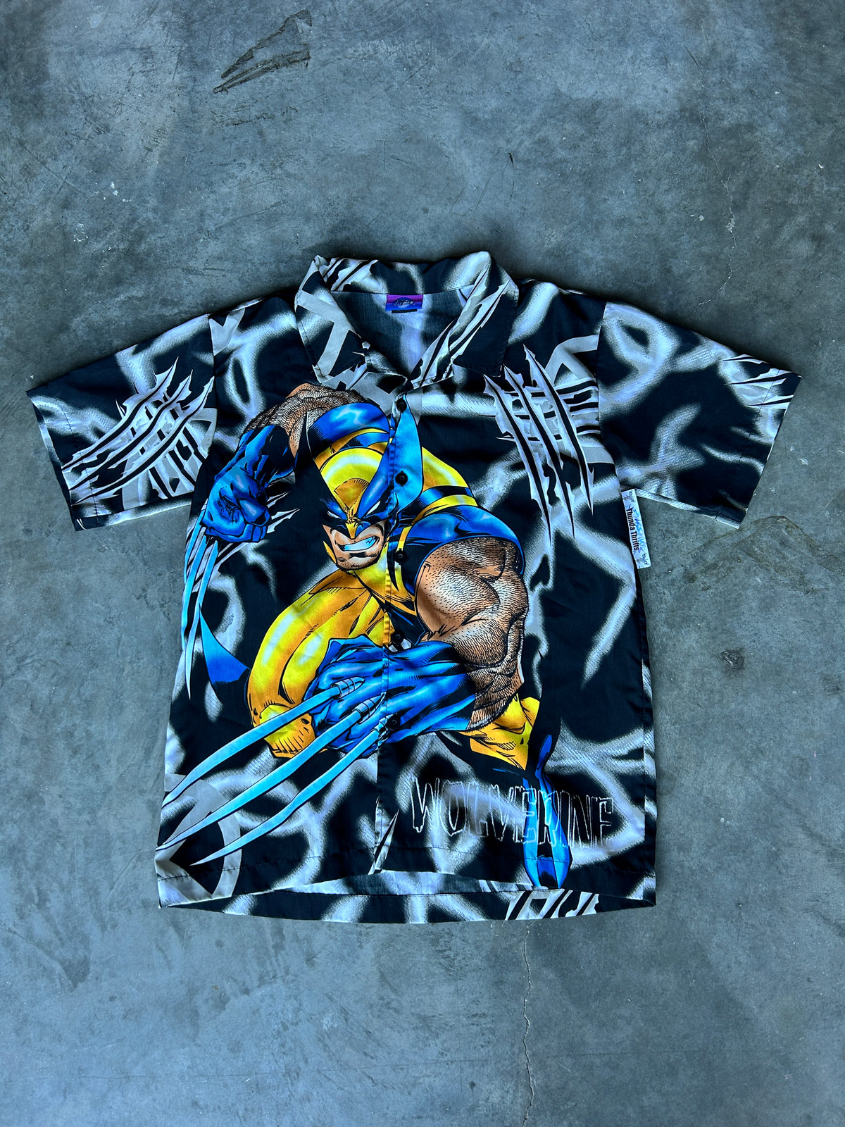 2002 Wolverine AOP Button Up (S)