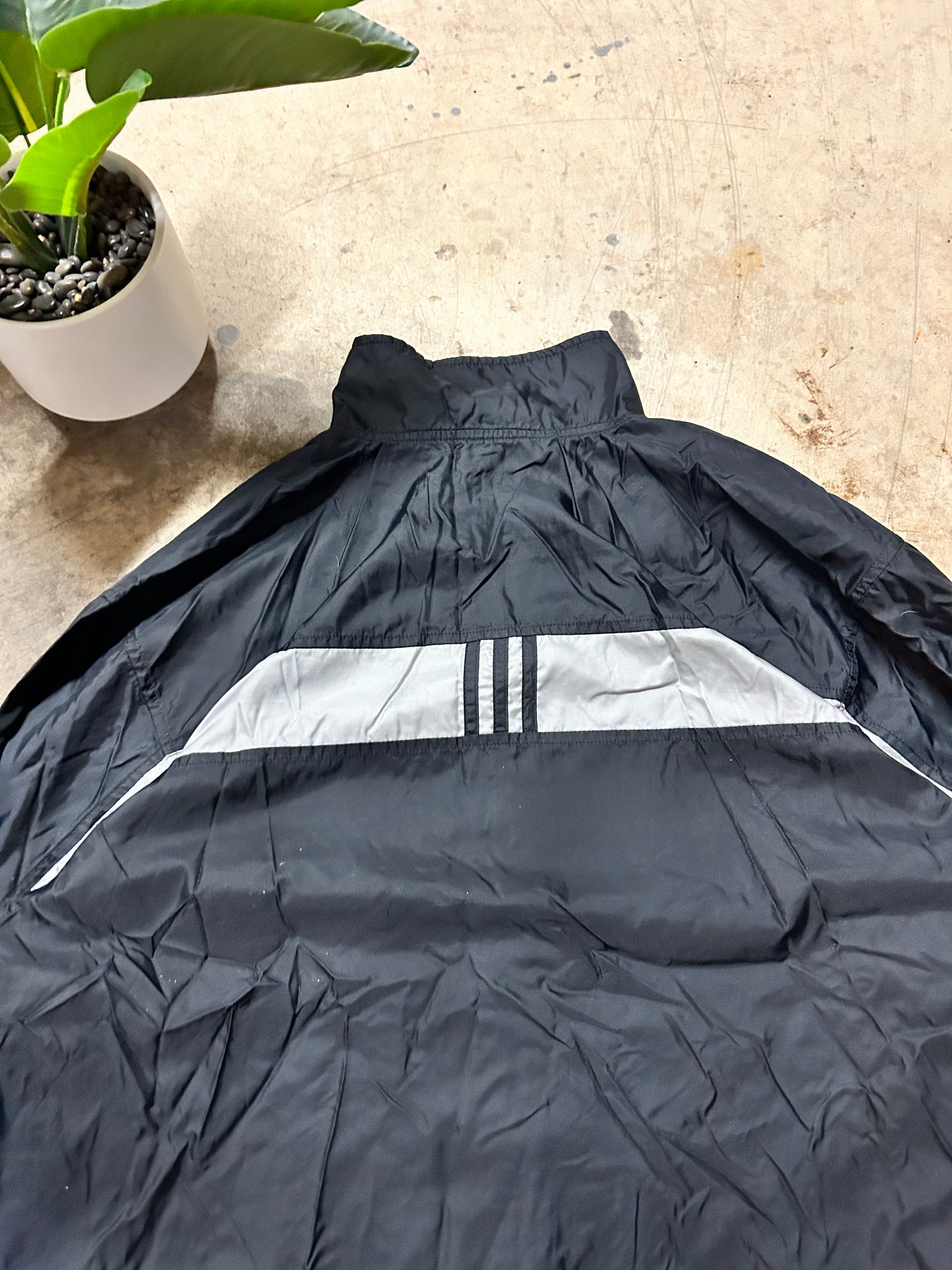 Vintage Adidas Stripe Windbreaker (L)