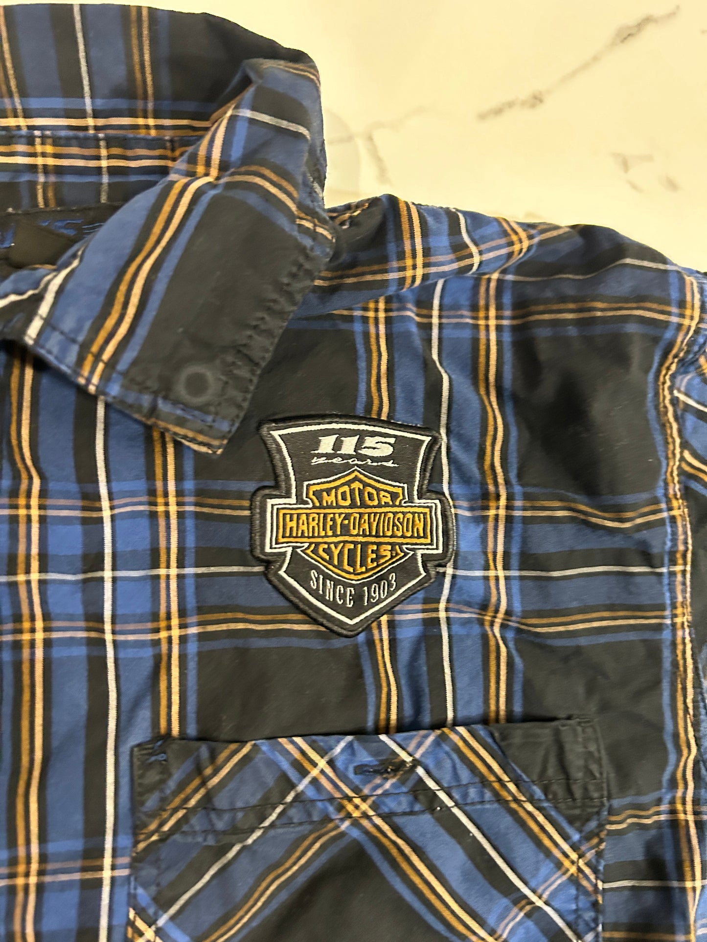 Harley 115th Anniversary Button Up Shirt (XL)