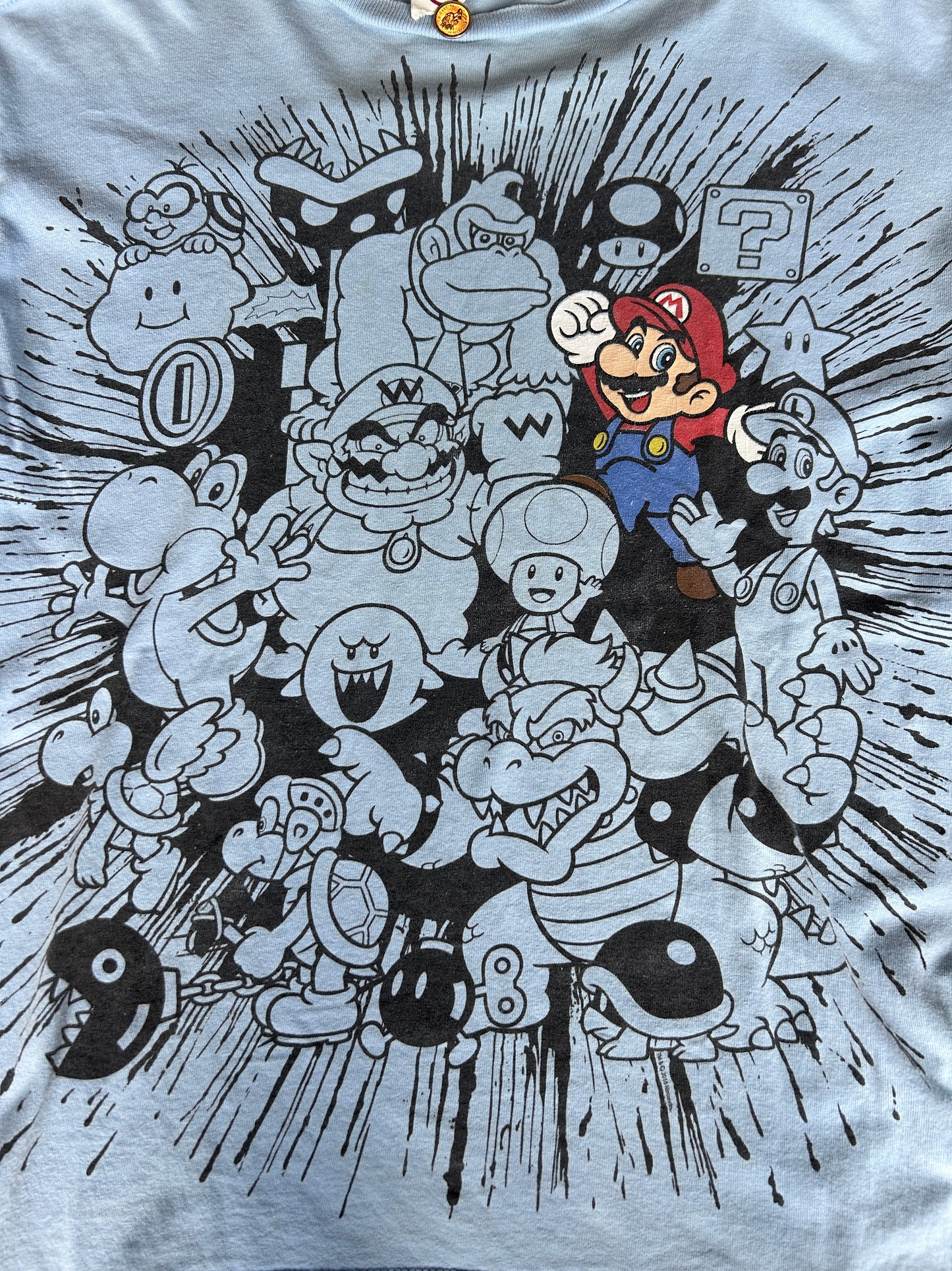 2010 Super Mario Full Print Tee (M)
