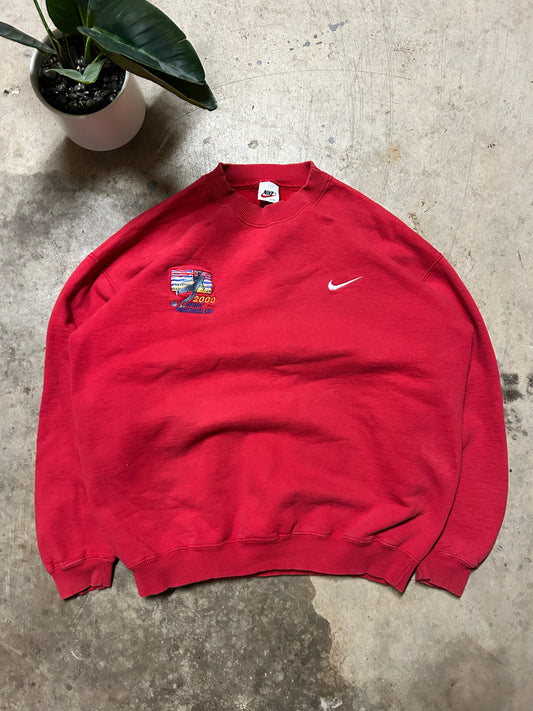 Vintage 2000 Nike Provincial Cup White Tag Crewneck (L)