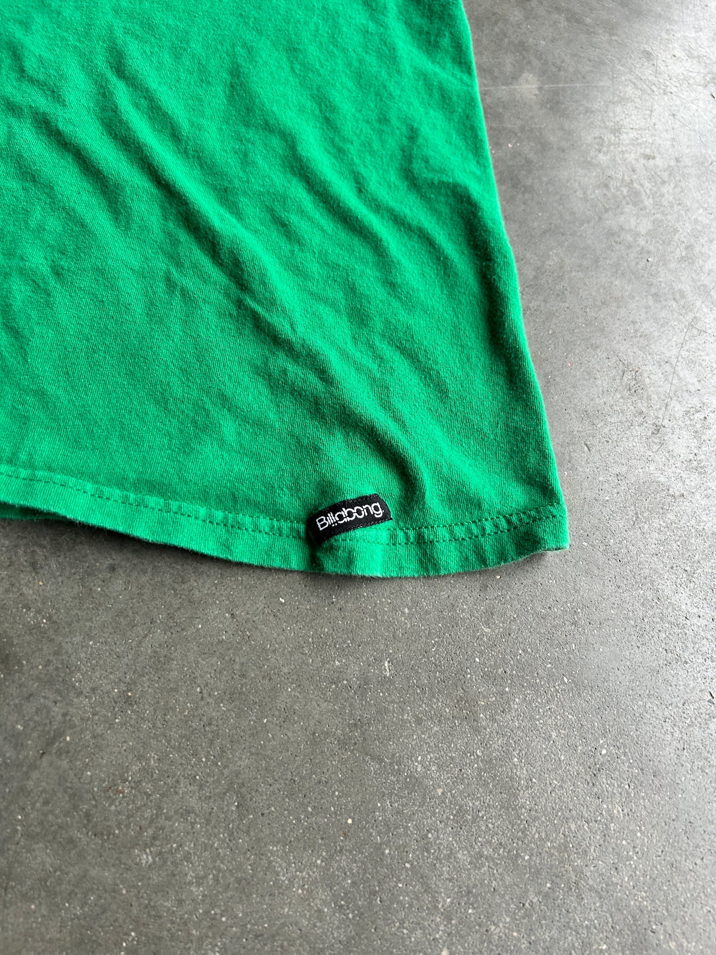 Y2K Billabong Green Statue of Liberty Tee (M)