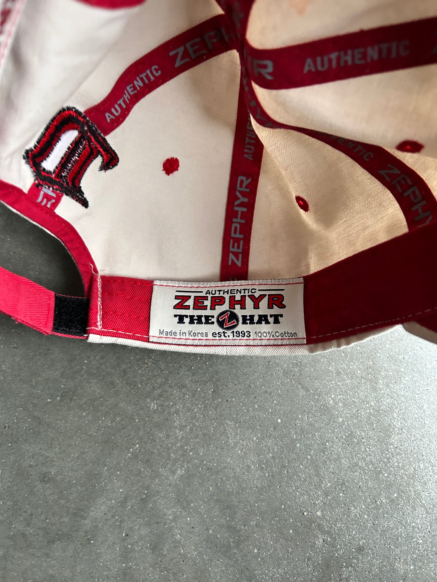 Vintage Detroit Redwings Zephyr Sample Hat