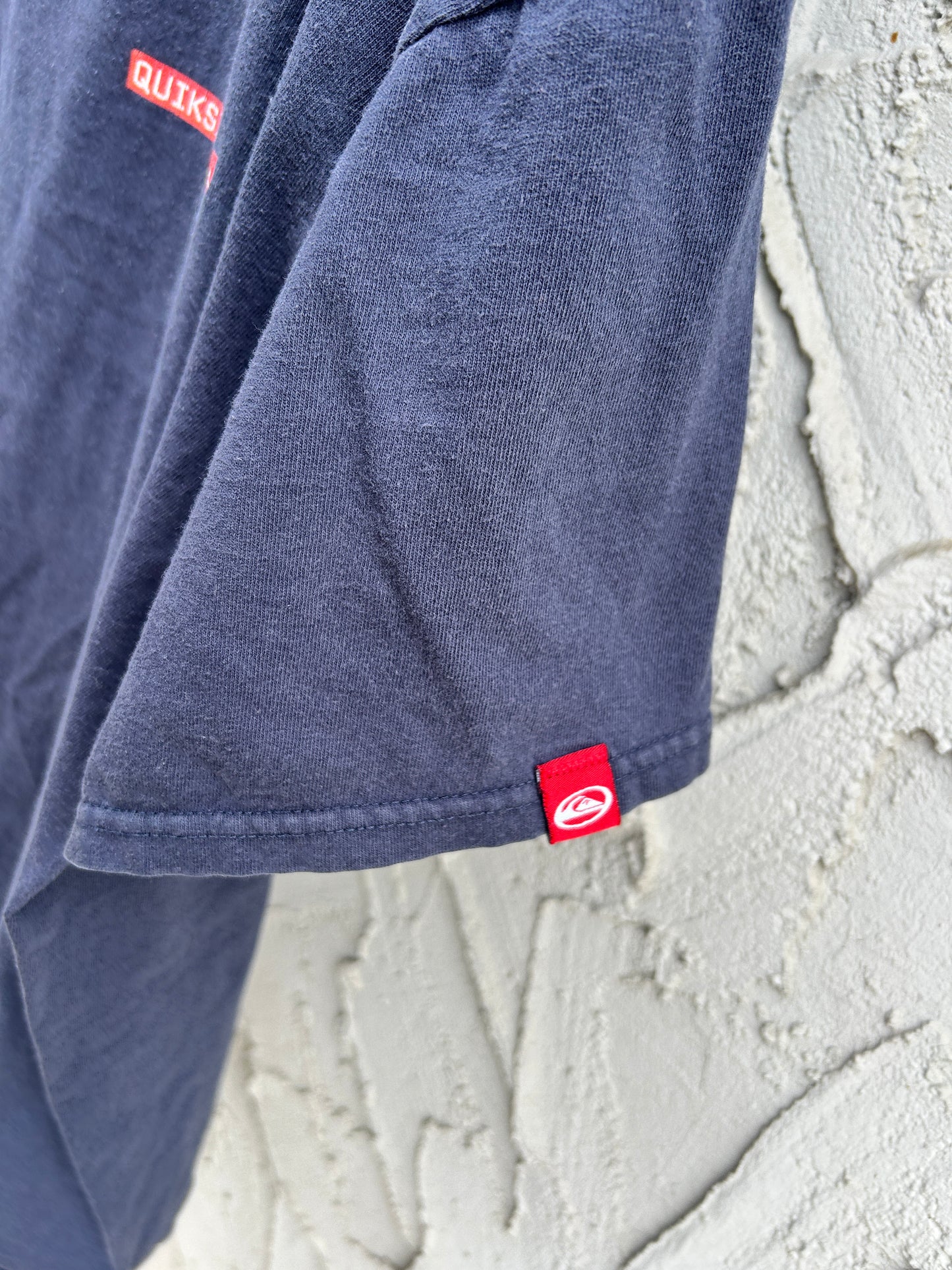 Vintage Quicksilver Navy Surf Tee (XL)