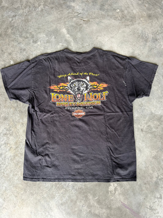 Vintage Harley Lone Wolf Tee (XL)